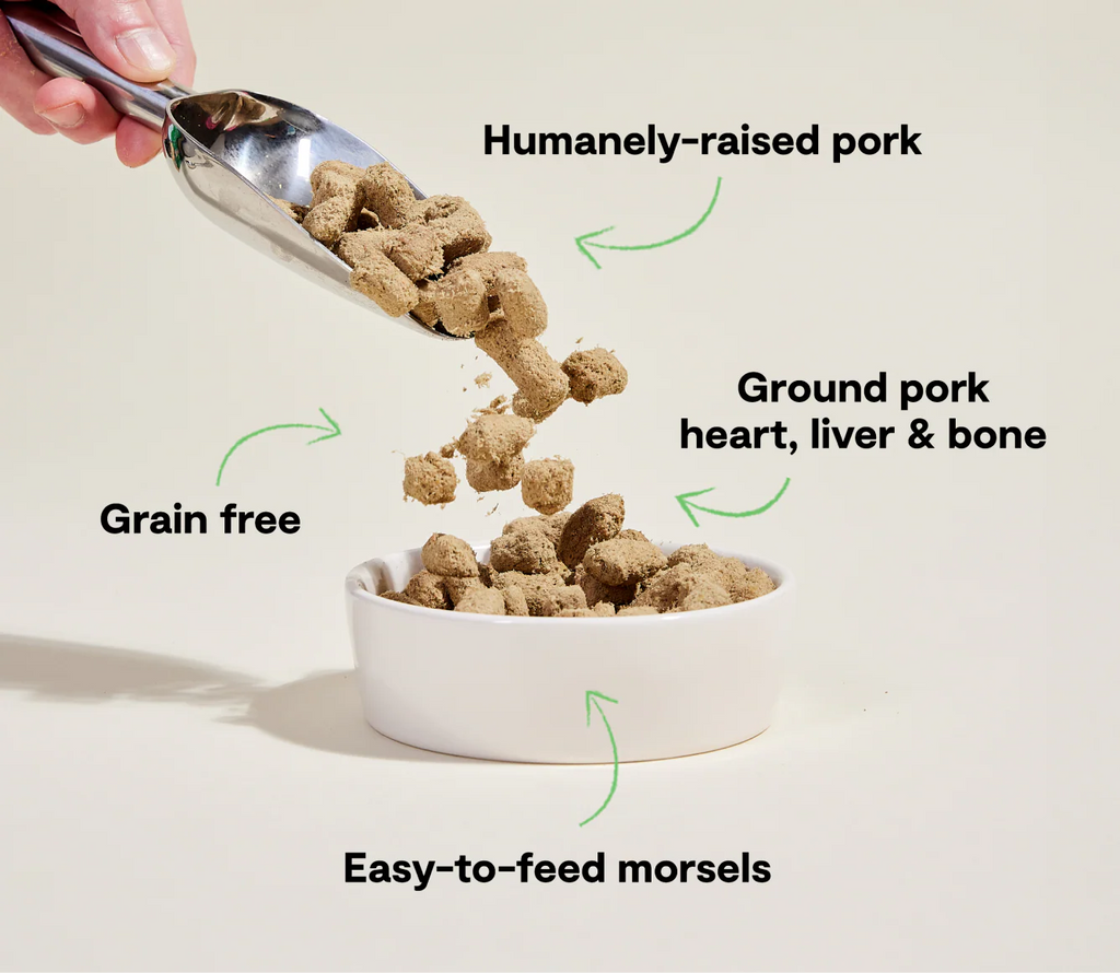 Open Farm Dog Freeze Dried Farmers Table Pork Morsels 22oz/624g