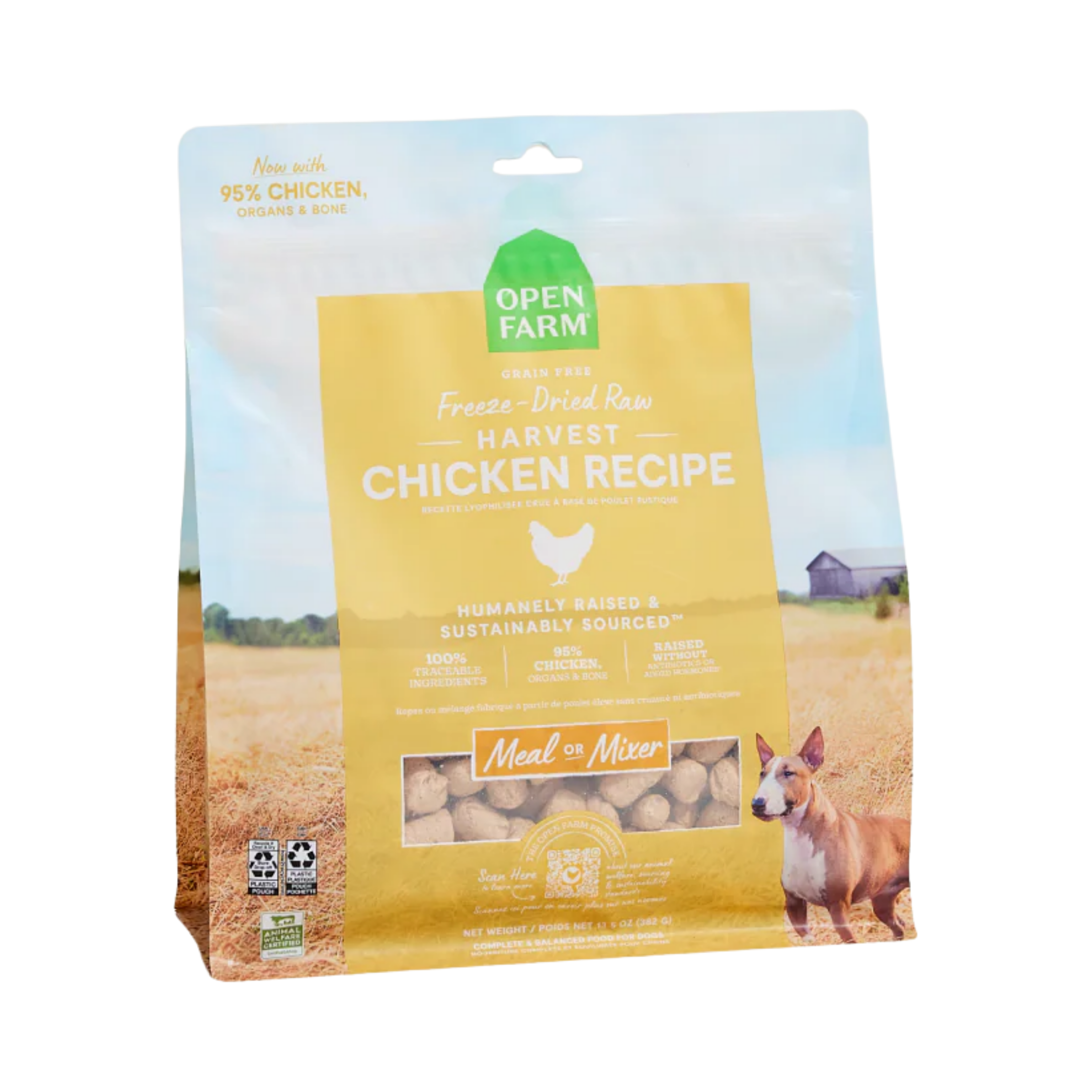 Open Farm Dog Freeze Dried Harvest Chicken Morsels 13.5Oz/383G