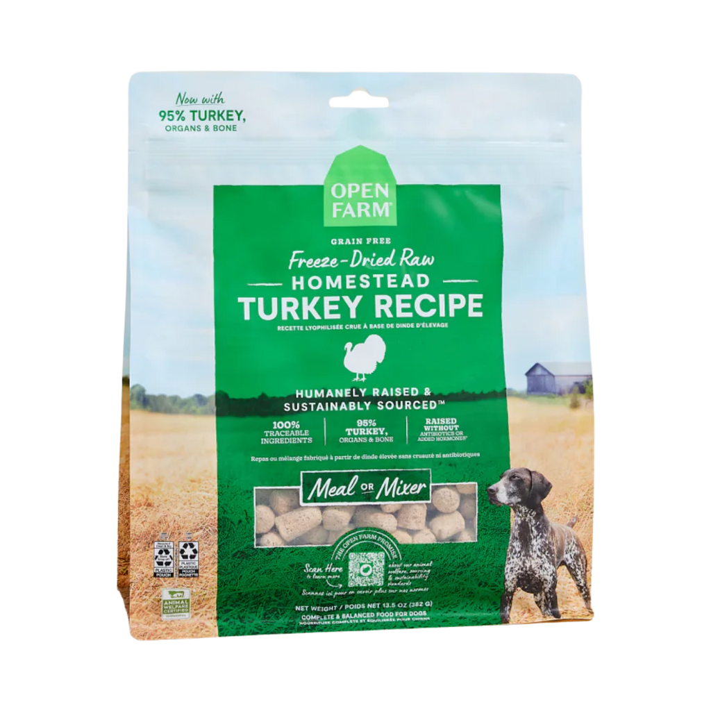 Open Farm Dog Freeze Dried Homestead Turkey Morsels 3.5oz/99g