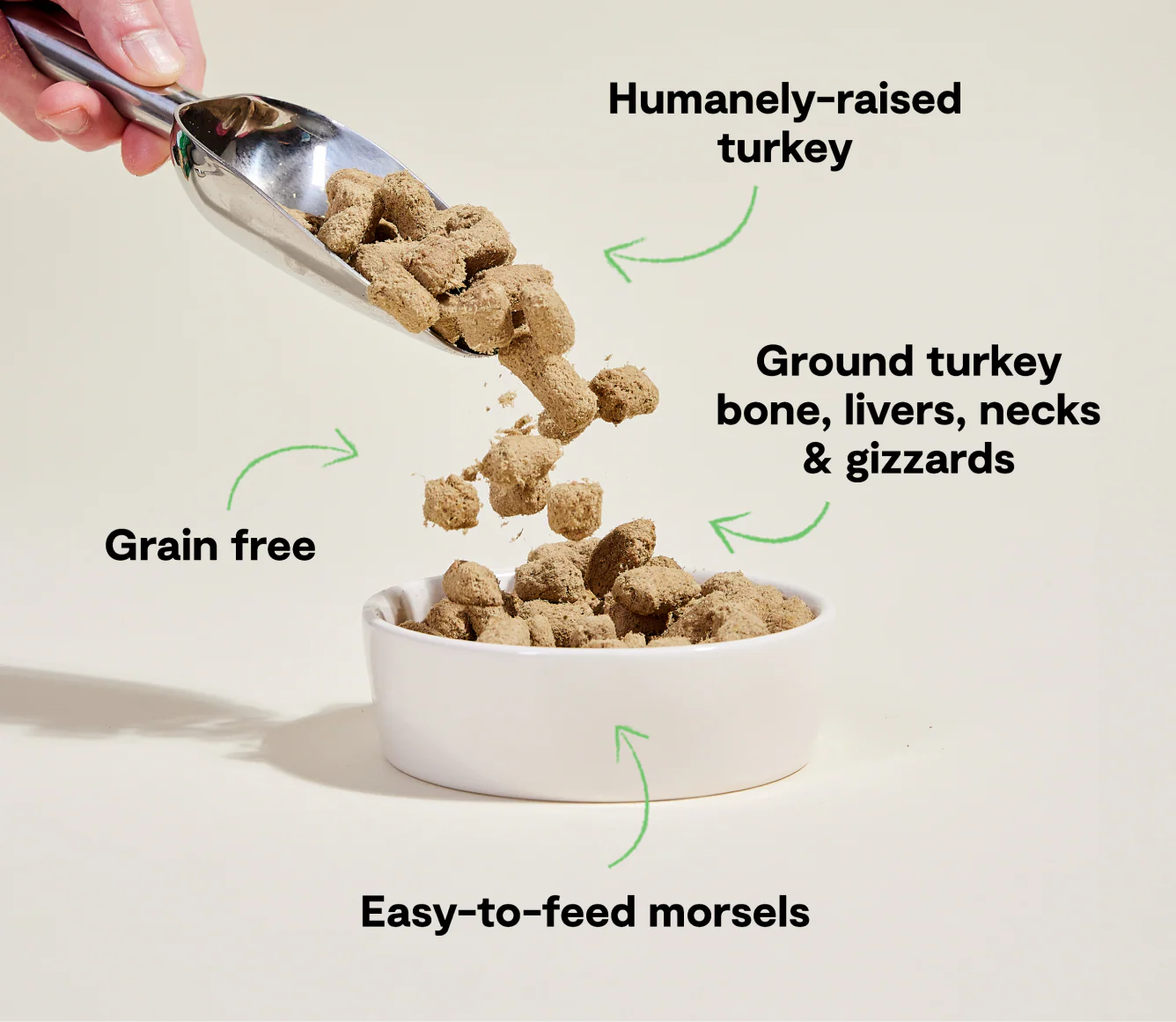 Open Farm Dog Freeze Dried Homestead Turkey Morsels 3.5oz/99g