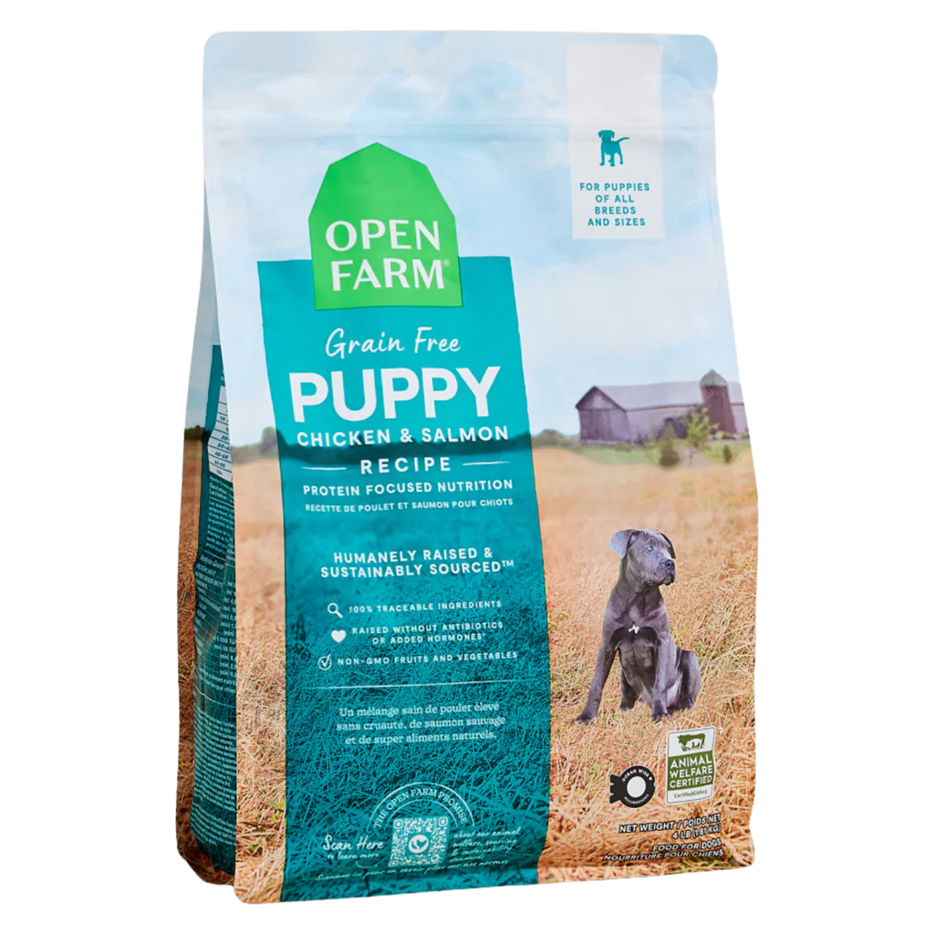 Open Farm Dog Grain Free Puppy Chicken & Salmon 4Lb/1.8Kg