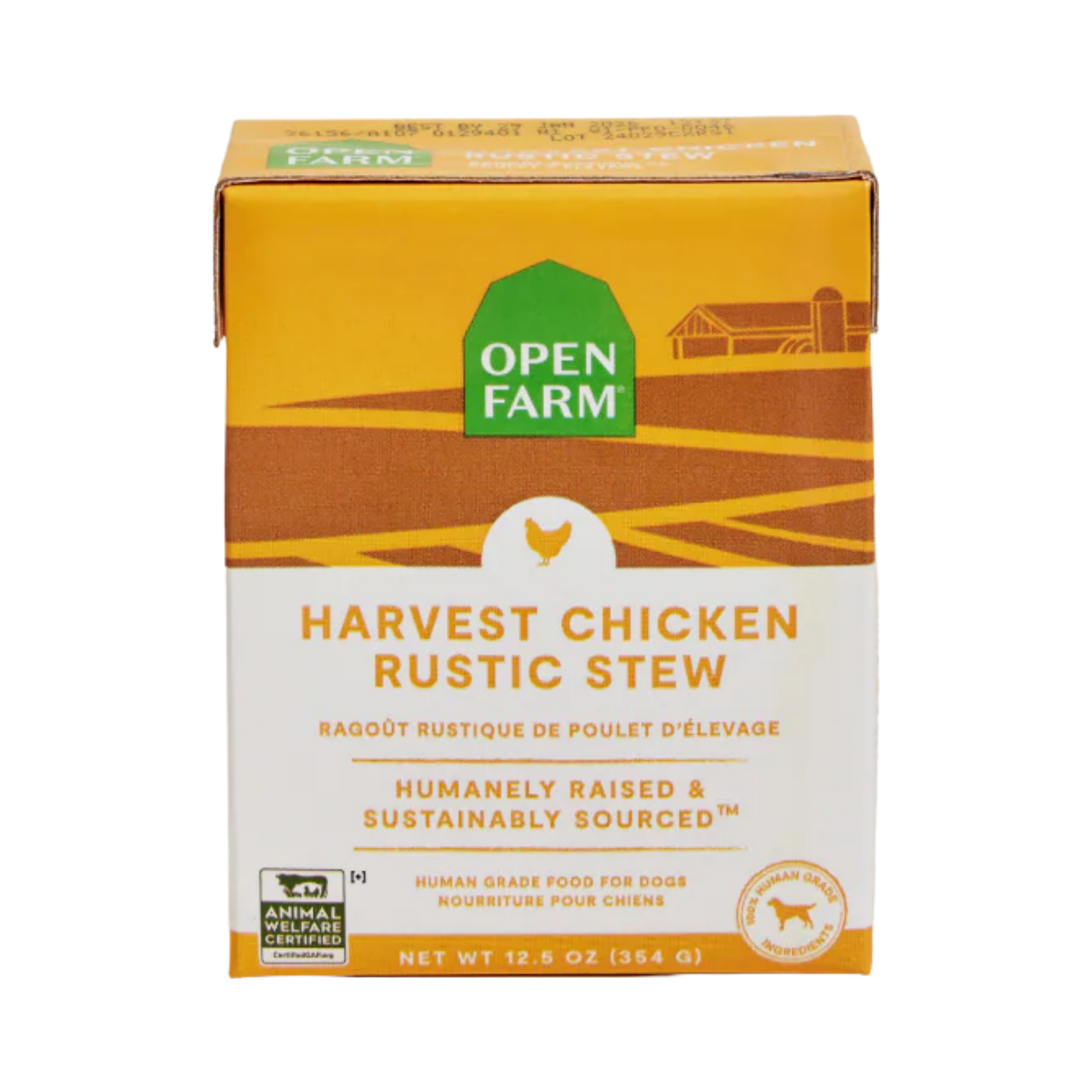 Open Farm Dog Harvest Chicken Rustic Stew 12.5Oz/354G
