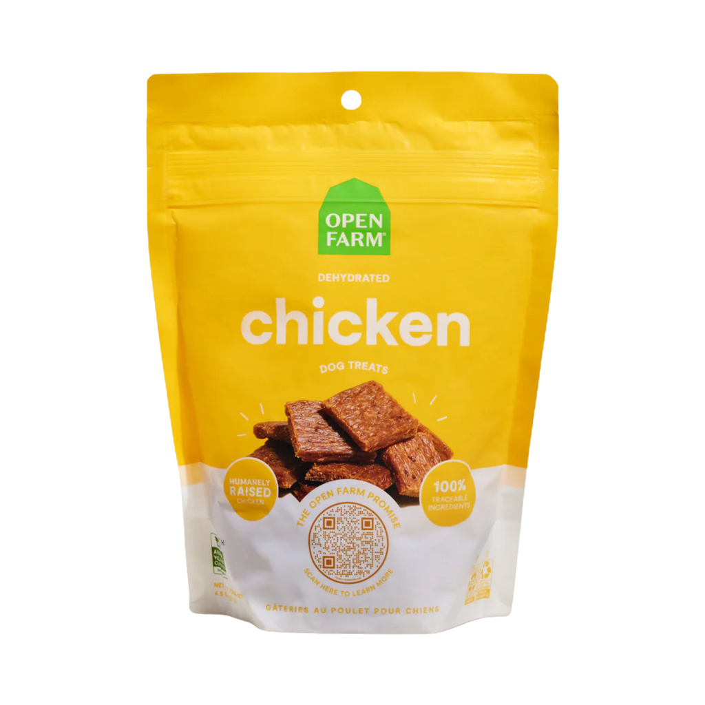 Open Farm Dog Treats Dehydrated Chicken 4.5oz