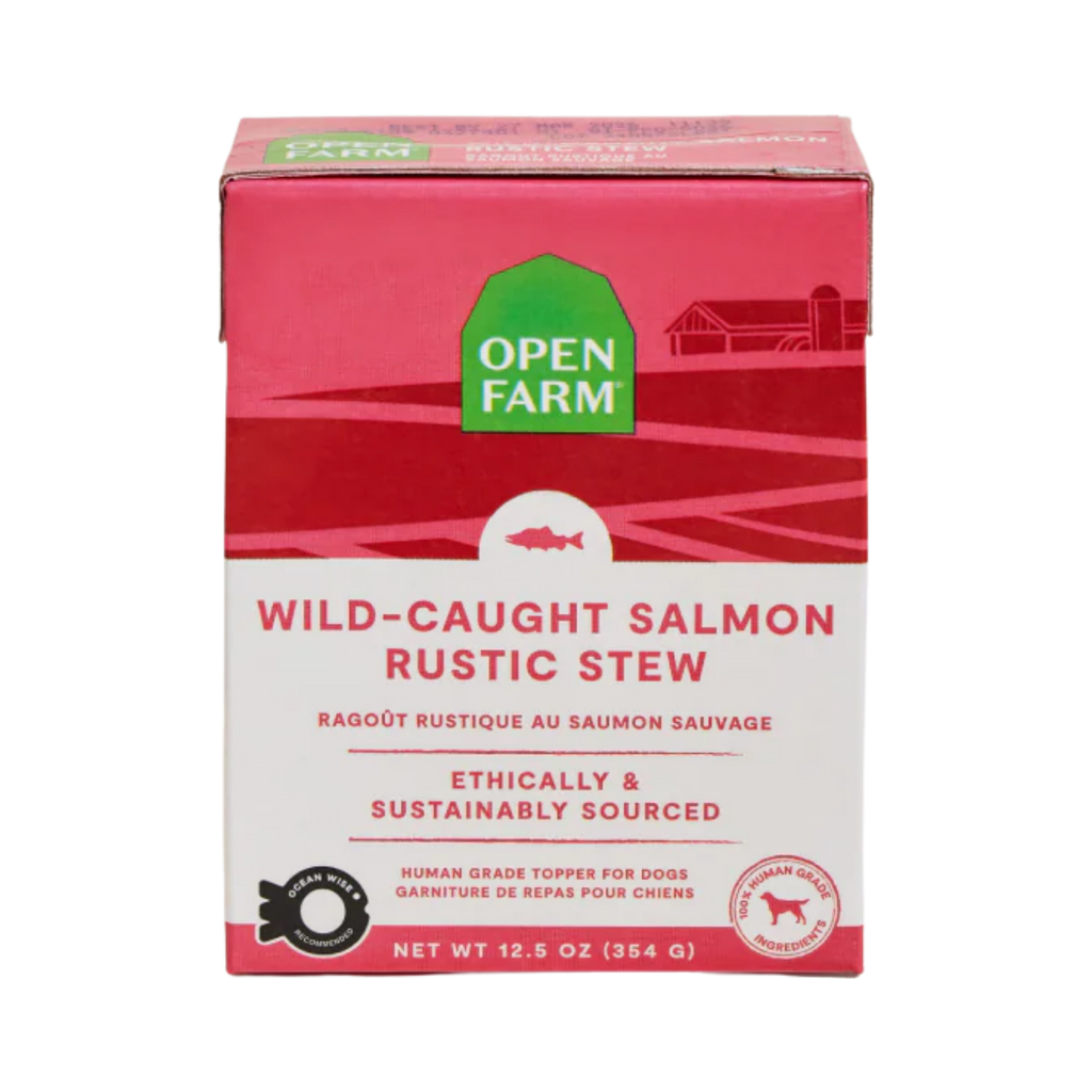 Open Farm Dog Wild Caught Salmon Rustic Stew 12.5Oz/354G