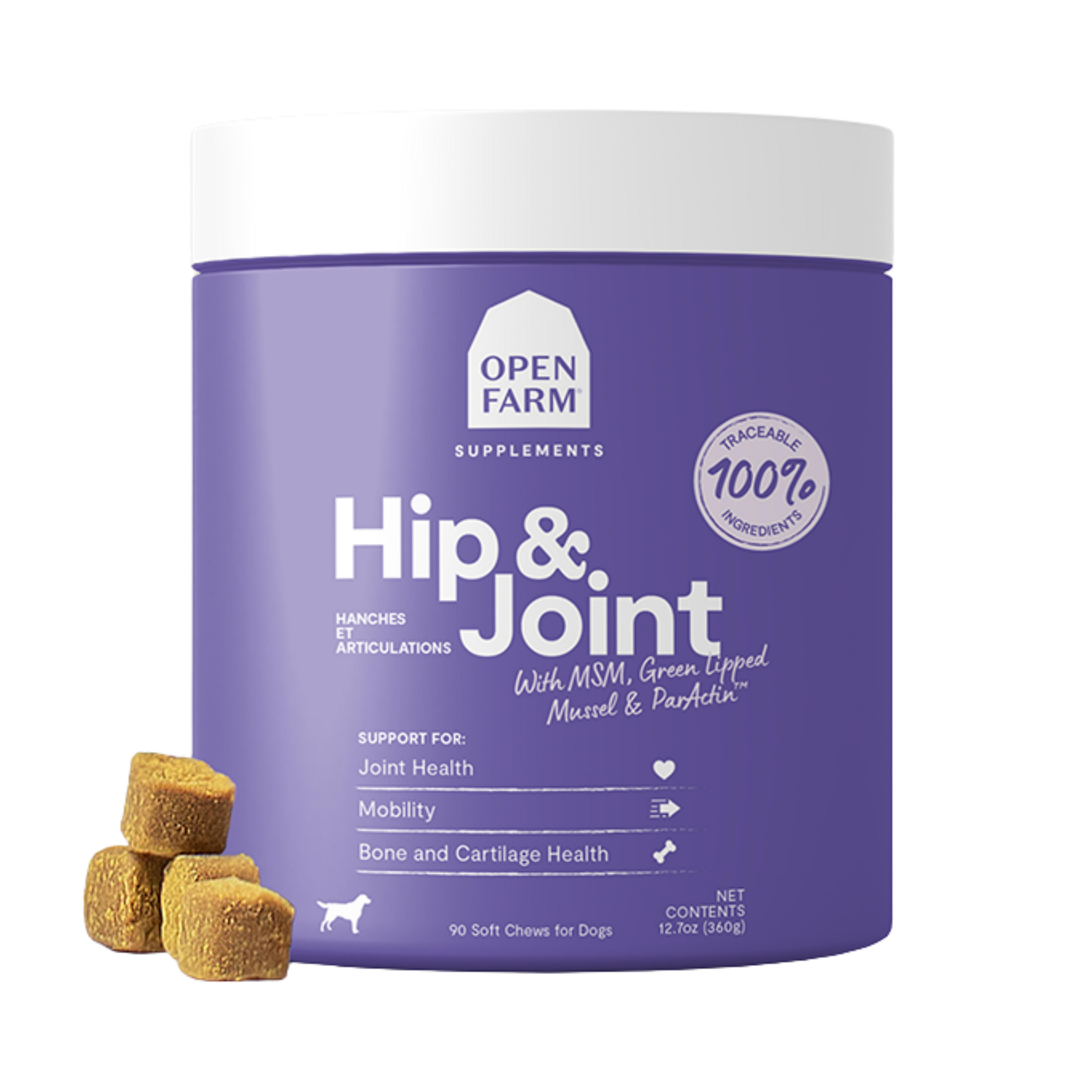 Open Farm Hip & Joint Chews 90Ct