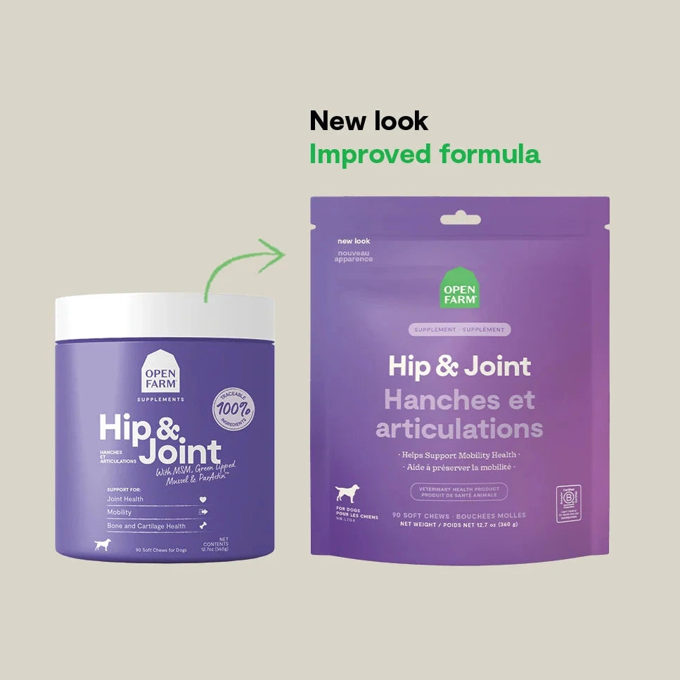 Open Farm Hip & Joint Chews 90ct 12.7oz/360g