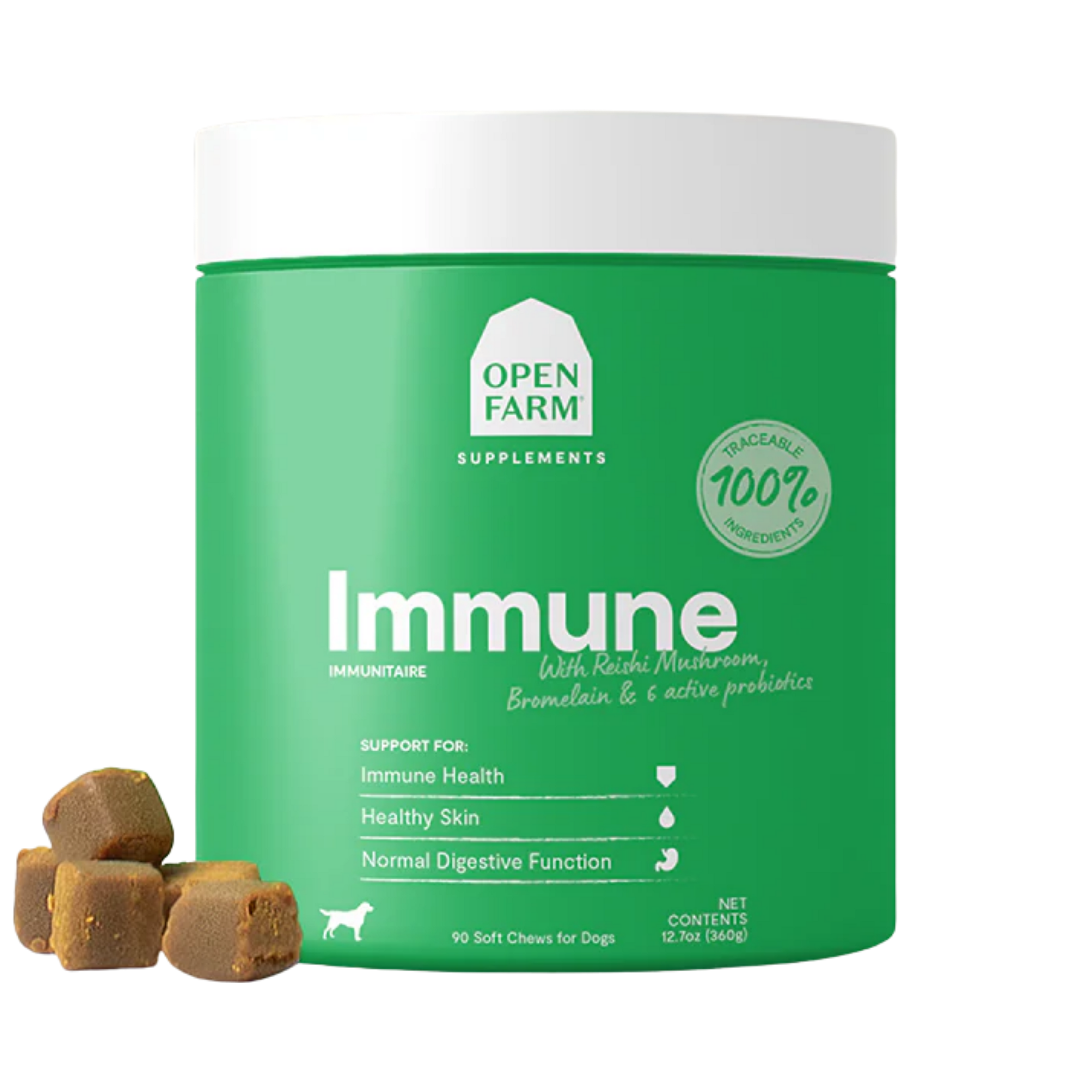 Open Farm Immune Chews 90Ct