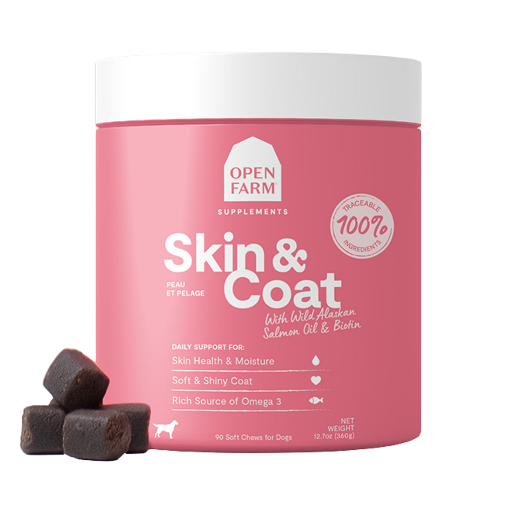 Open Farm Skin & Coat Chews 90Ct