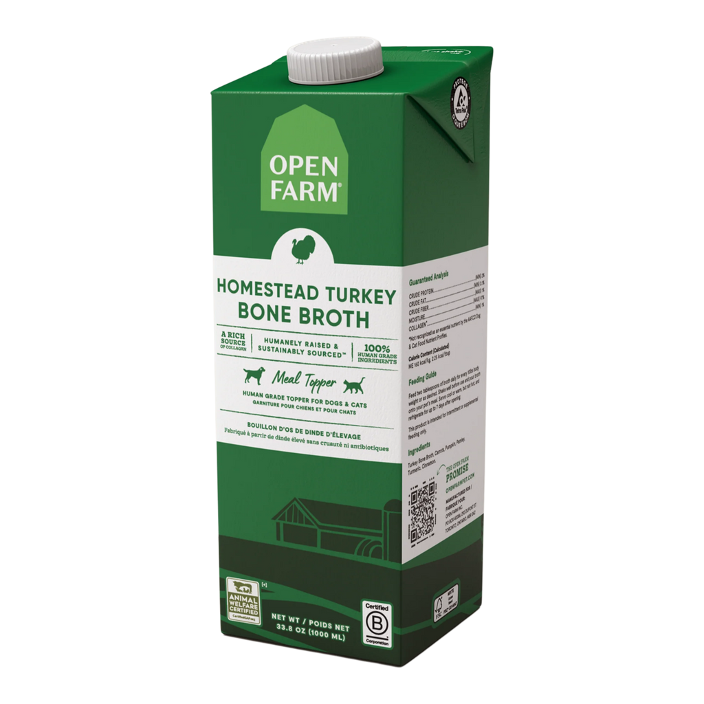 Open Farm Turkey Bone Broth 32oz