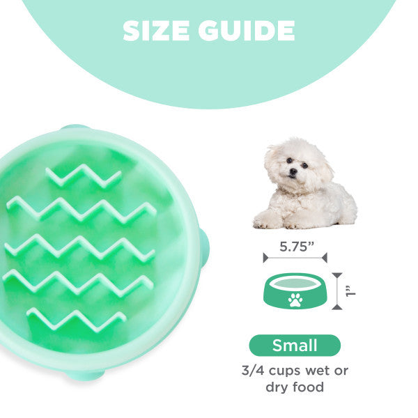 Outward Hound Fun Feeder Slo-Bowl Mint Small