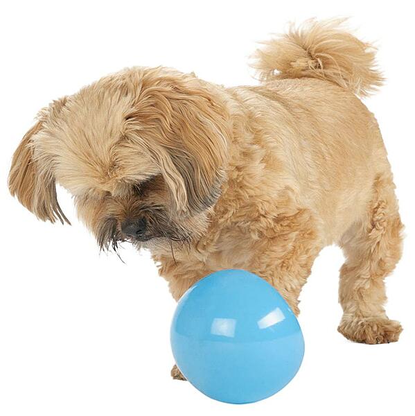 Outward Hound Petstages Snoop Treat Dispenser Ball Blue 3.75"