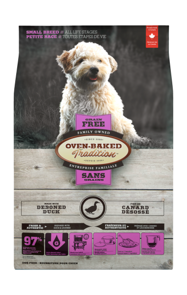 Oven Baked Tradition Dog Small Breed Duck Grain Free 5lb/2.27kg