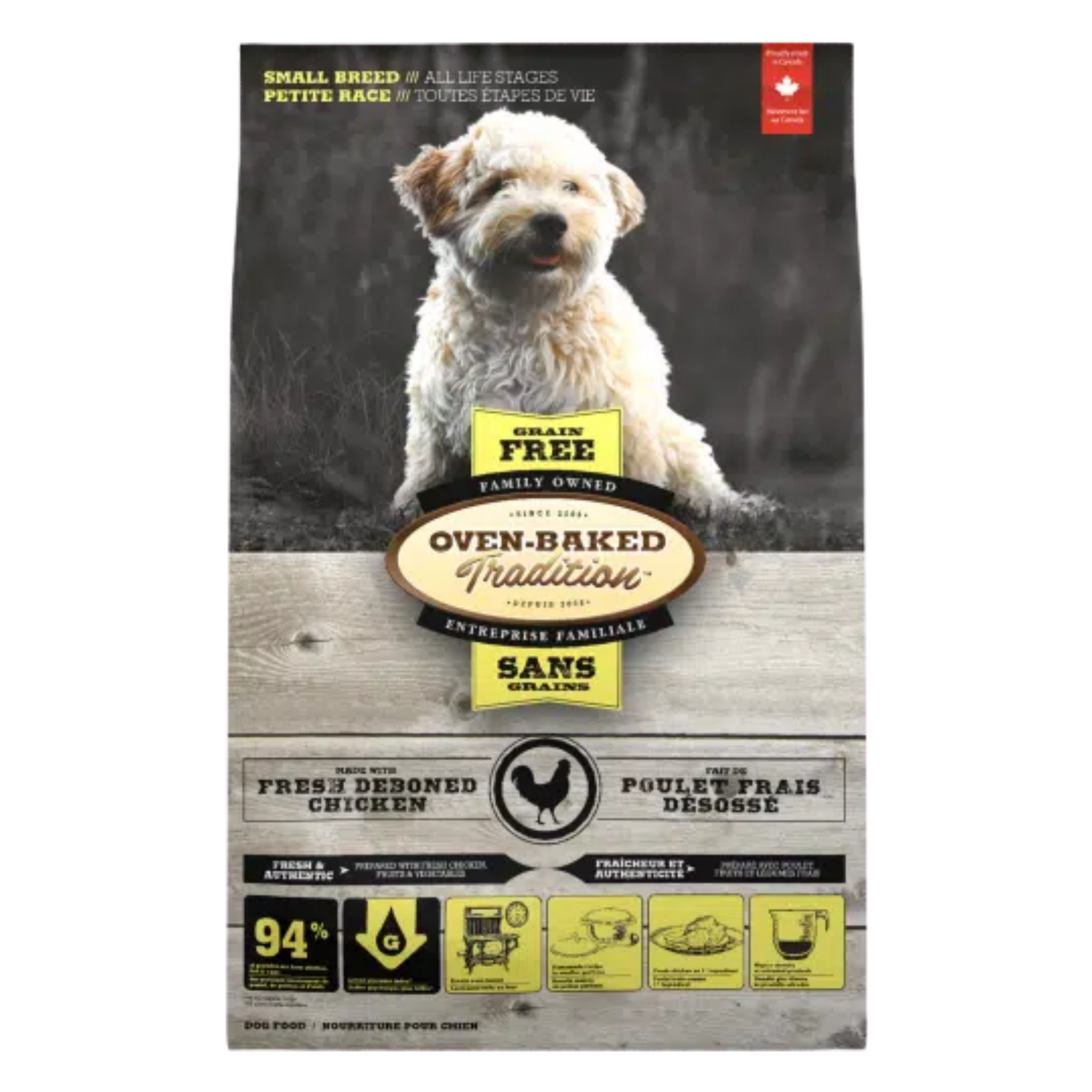 Oven Baked Tradition Dog Small Breed Chicken Grain Free 5lb/2.27kg