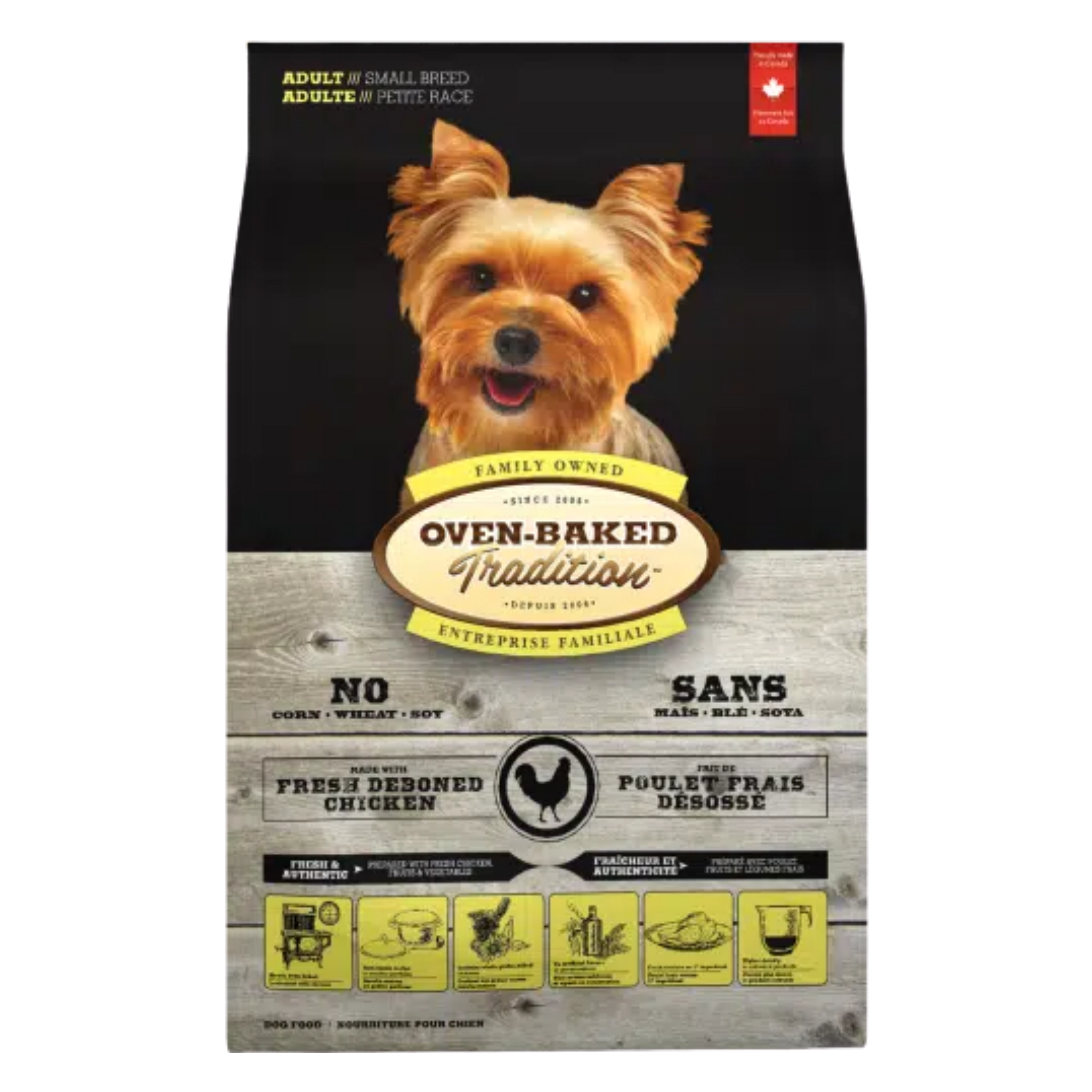 Oven Baked Tradition Dog Small Breed Chicken with Grain 5lb/