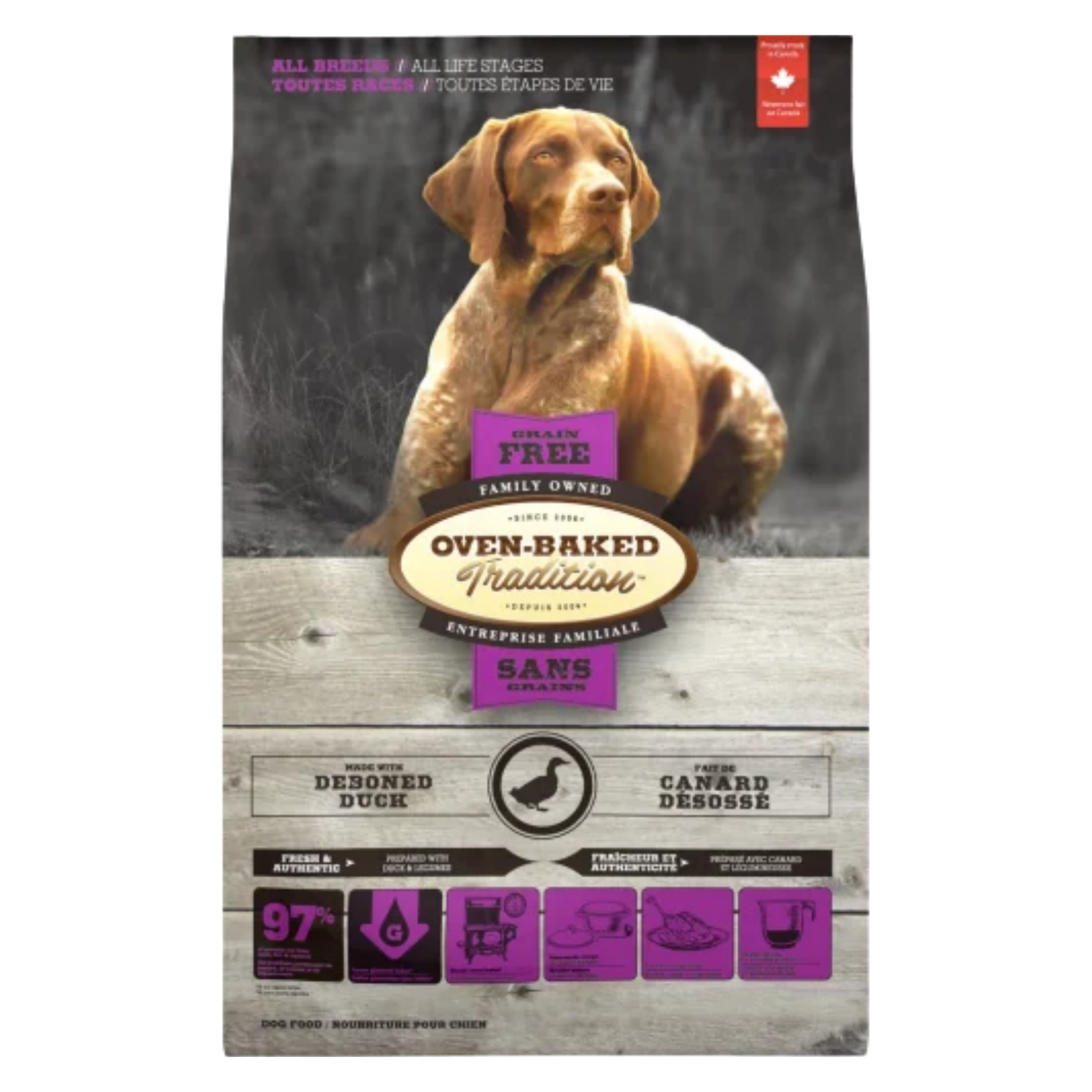 Oven Baked Tradition Dog Duck Grain Free 23lb/10.43kg