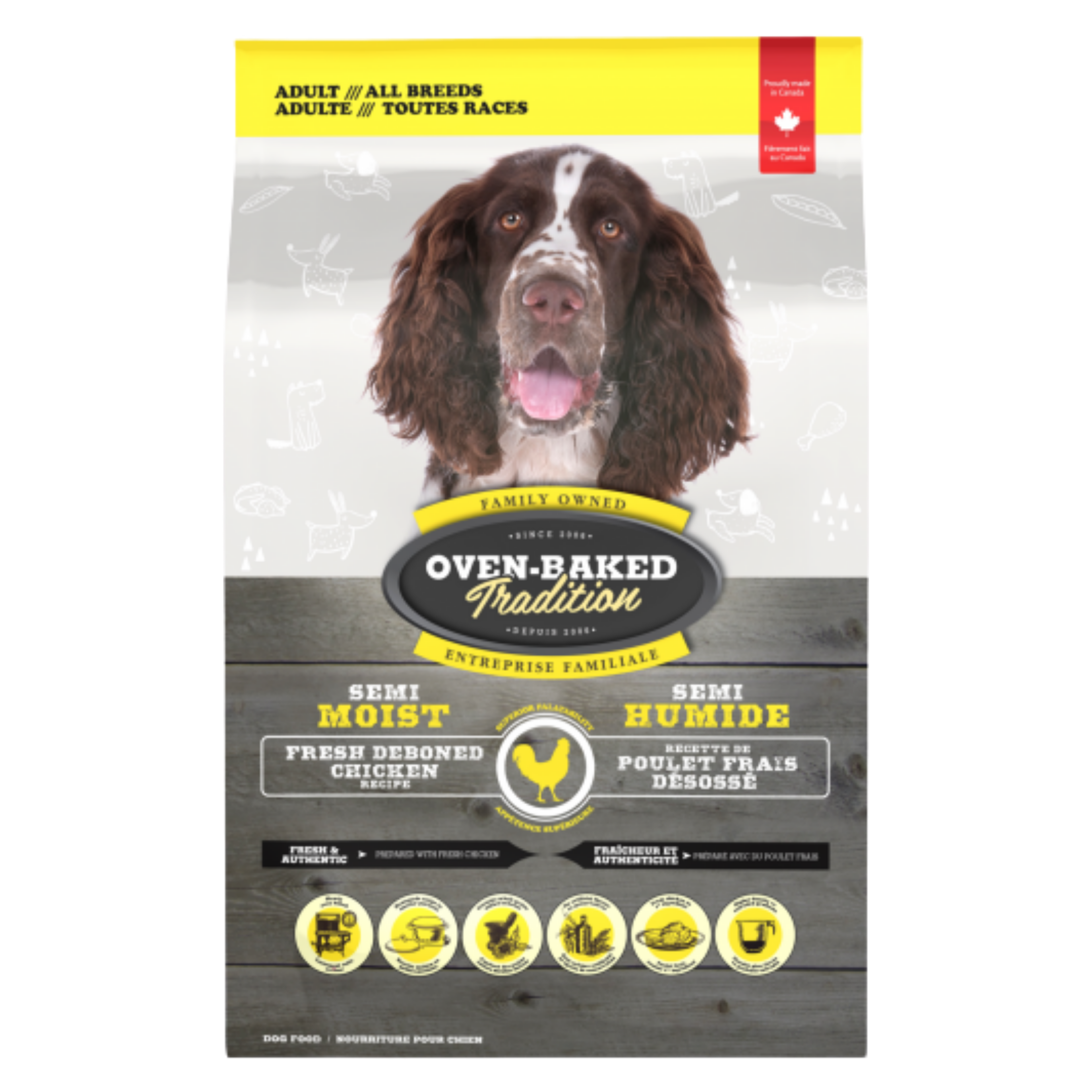 Oven Baked Tradition Dog Semi-Moist Chicken With Grain 5lb/2.27kg