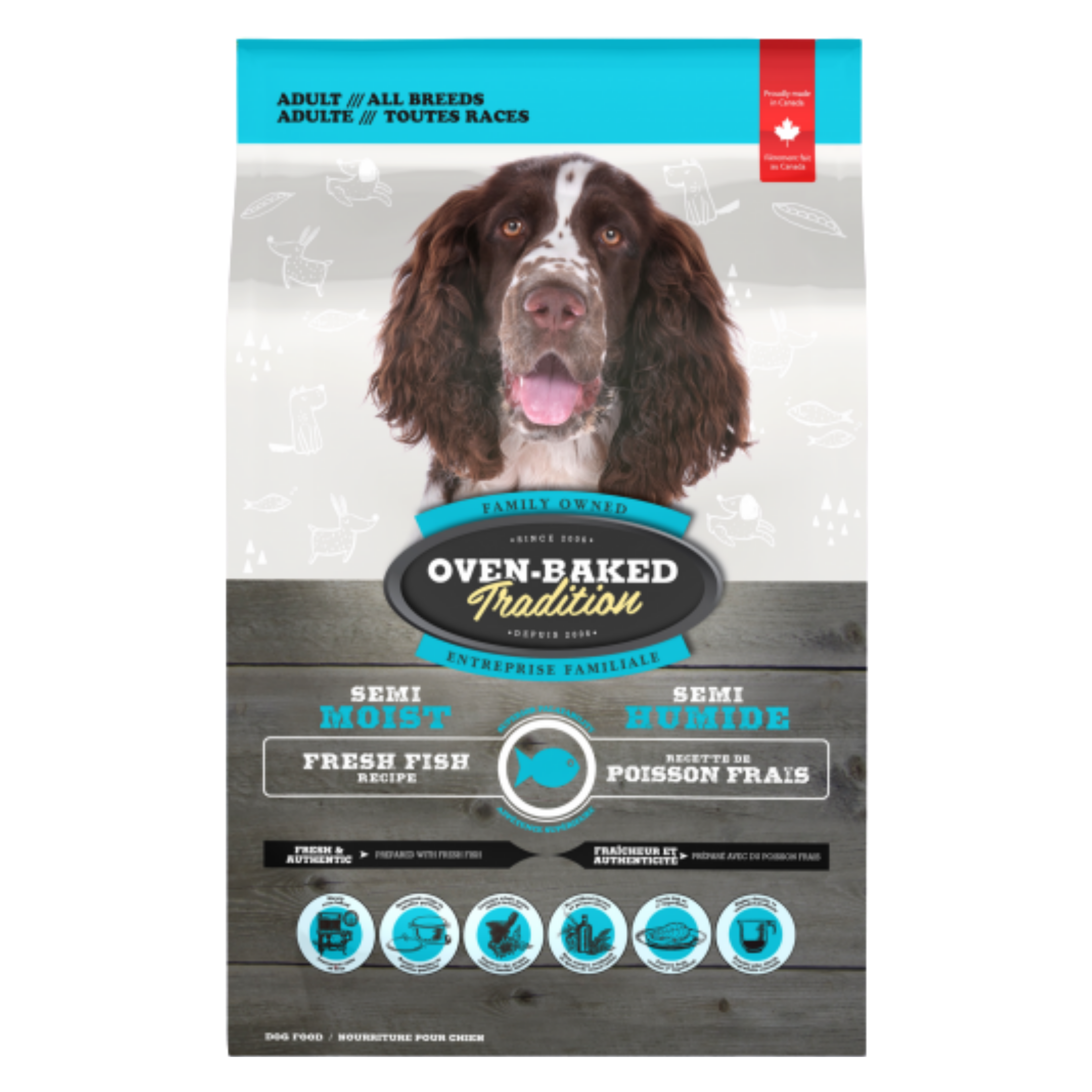 Oven Baked Tradition Dog Semi-Moist Fish With Grain 5lb/2.27kg