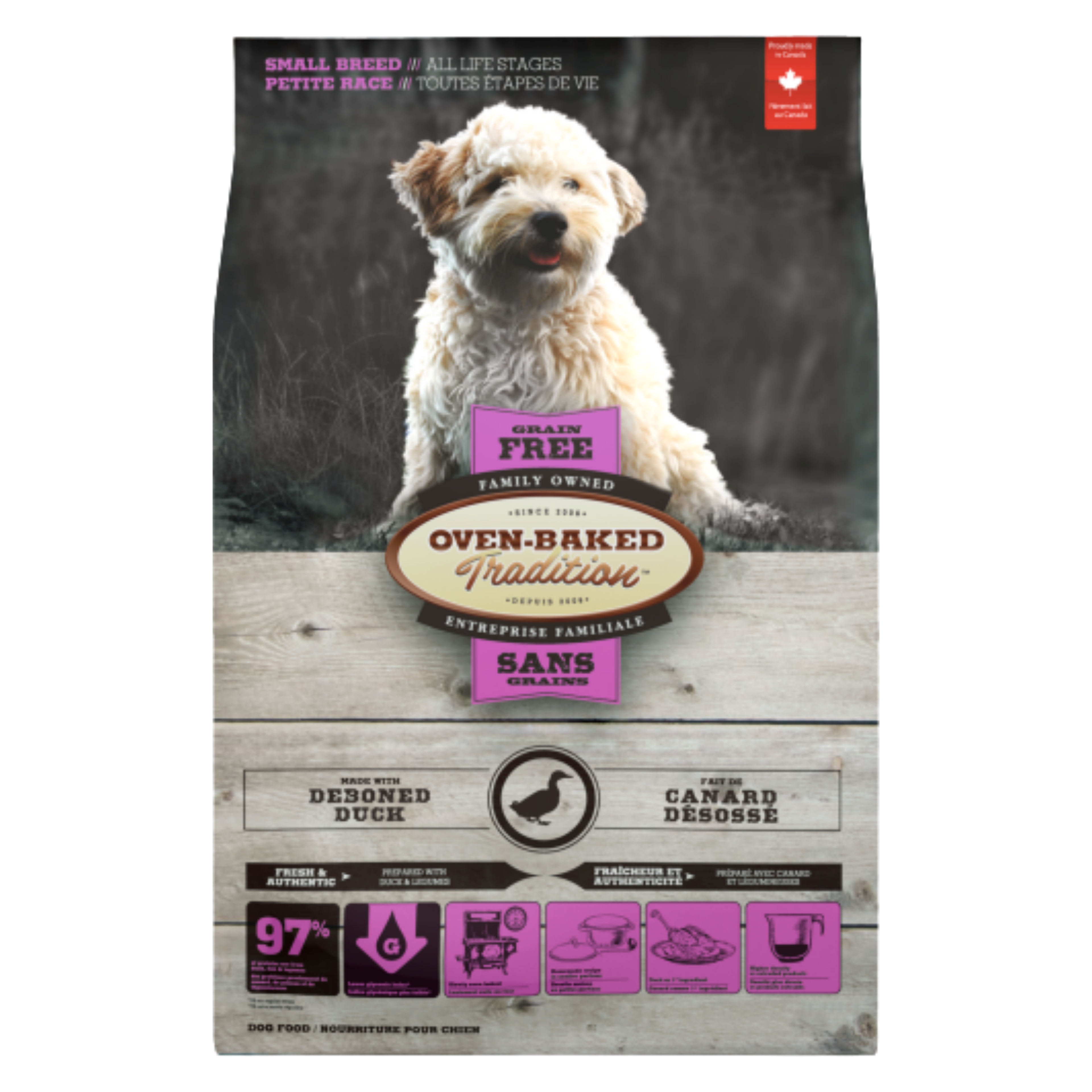Oven Baked Tradition Dog Small Breed Duck Grain Free 5lb/2.27kg