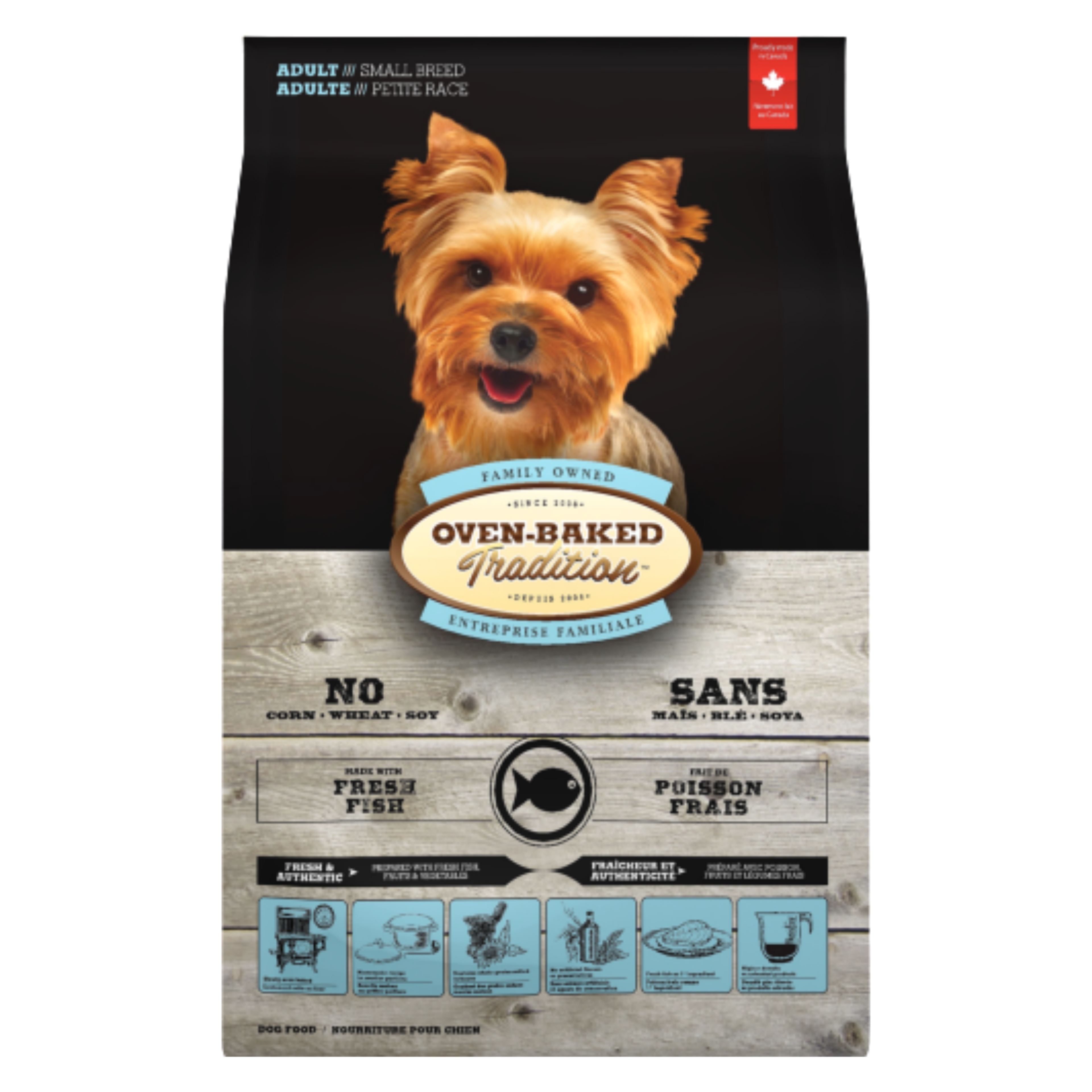 Oven Baked Tradition Dog Small Breed Fish With Grain 5lb/2.27kg