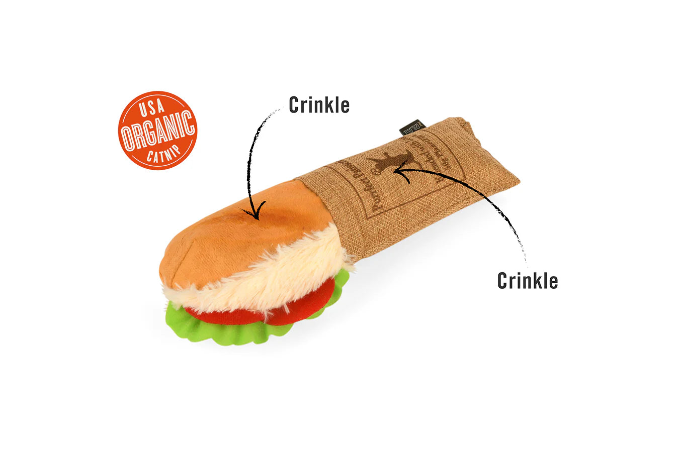 PLAY Catnip Kicker Tuna Baguette