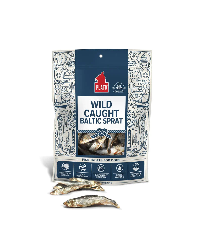 Plato Wild Caught Baltic Sprat 3Oz/85G