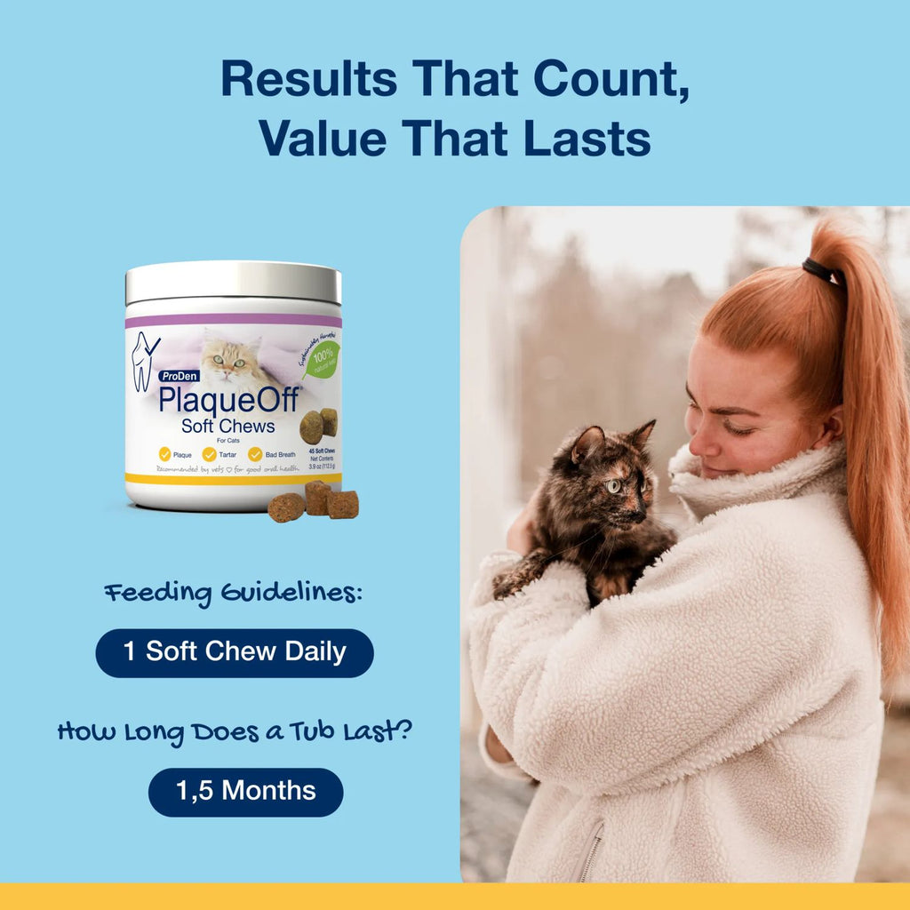 Proden Plaque Off Cat Soft Chews 45ct
