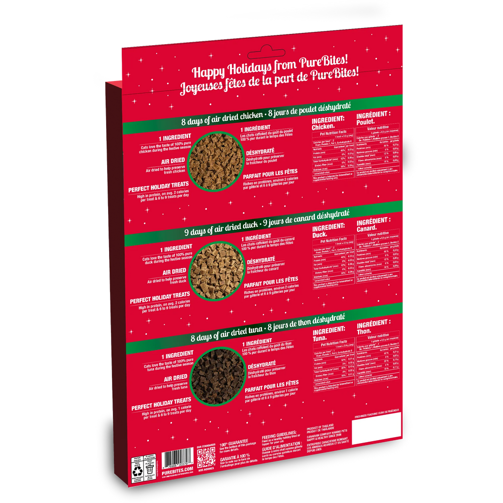 PureBites Cat Advent Calendar Chicken, Duck & Tuna 105g