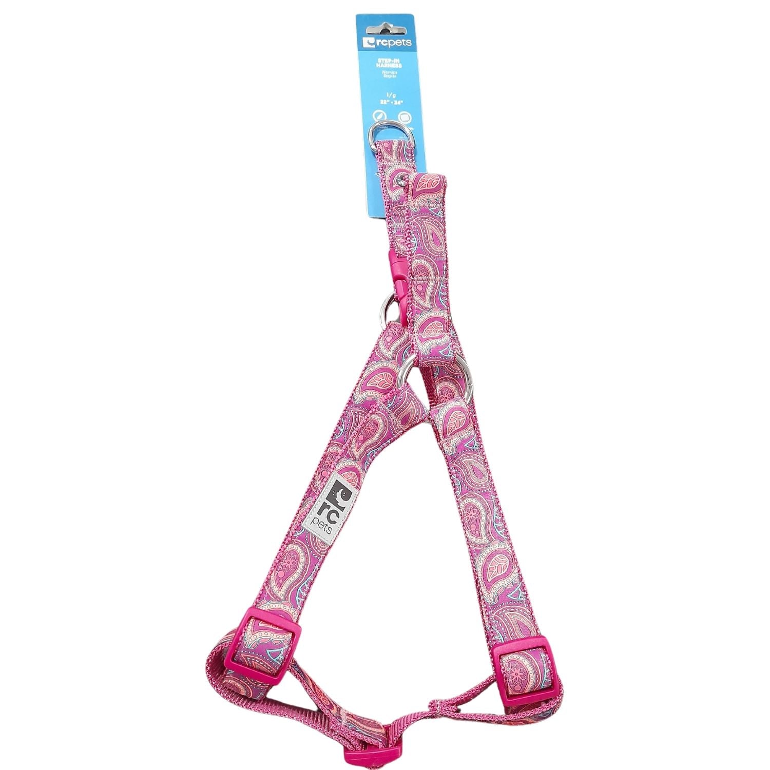 RC Pets Step In Harness Bright Paisley Large - Discontinued