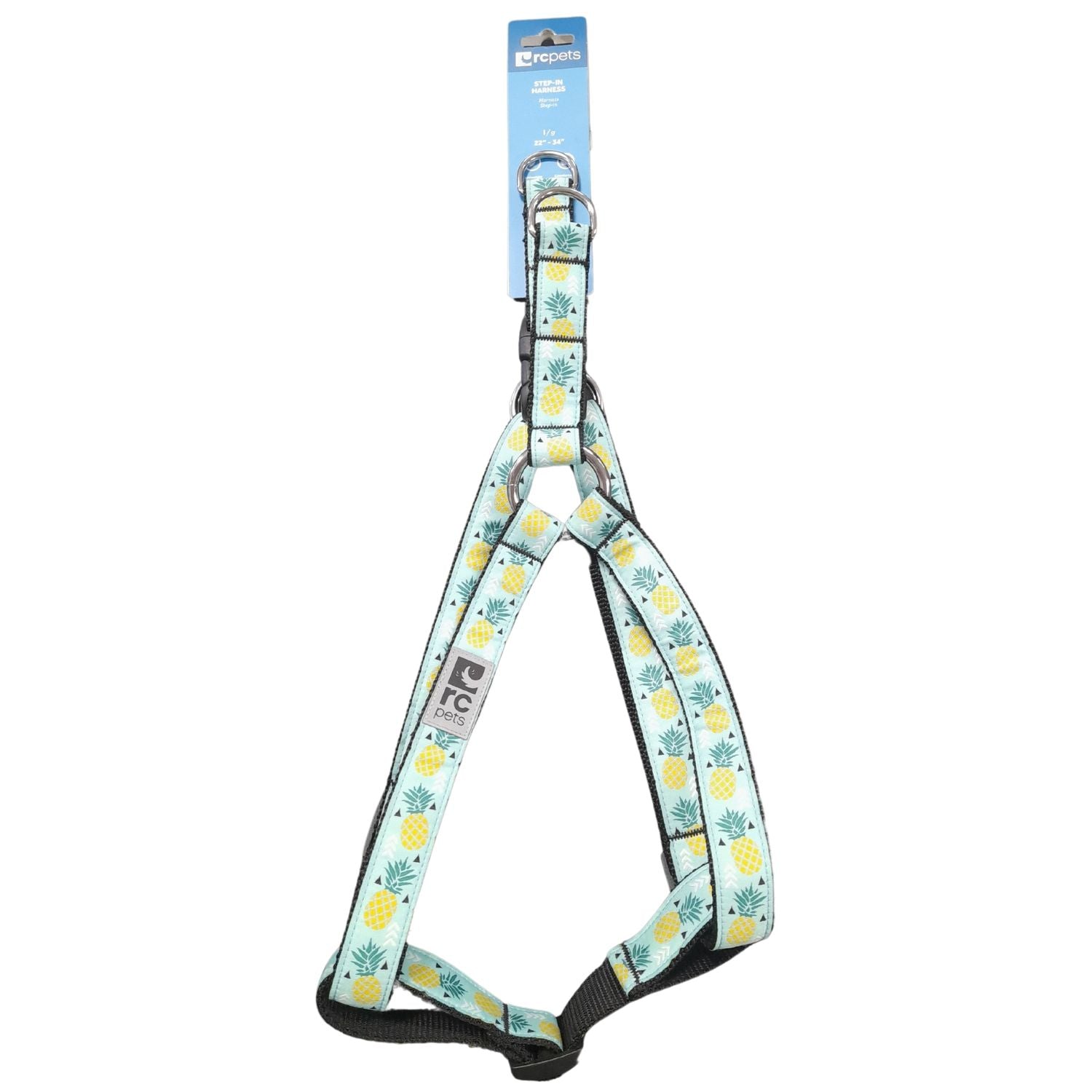 RC Pets Step In Harness Pinneaple Parade Large - Discontinued