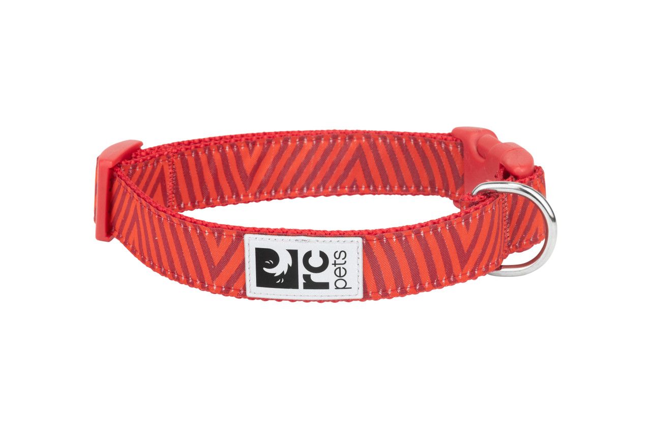 RC Pets Clip Collar Goji Chevron 1" Wide Large 15"-25"