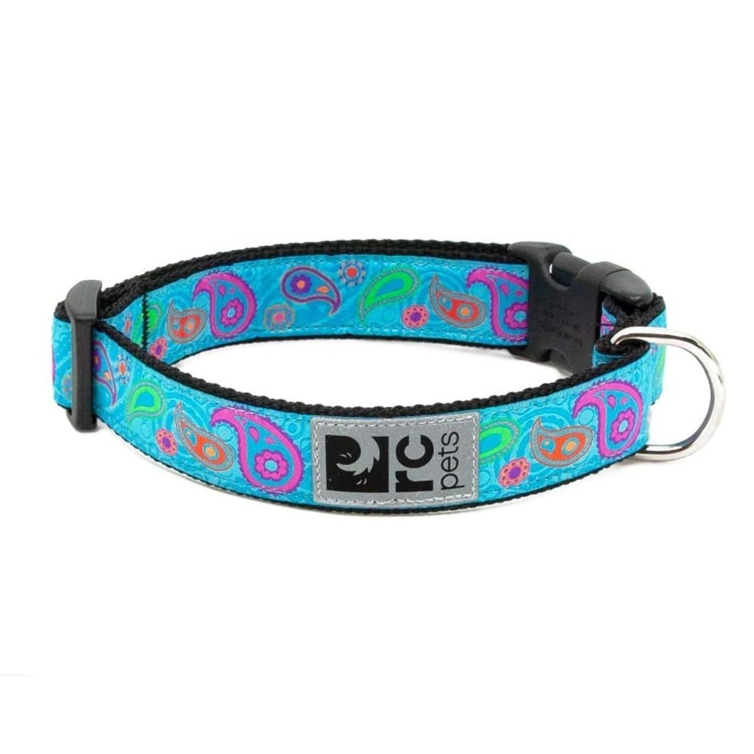 RC Pets Clip Collar Tropical Paisley 5/8" Wide X-Small 7"-9"