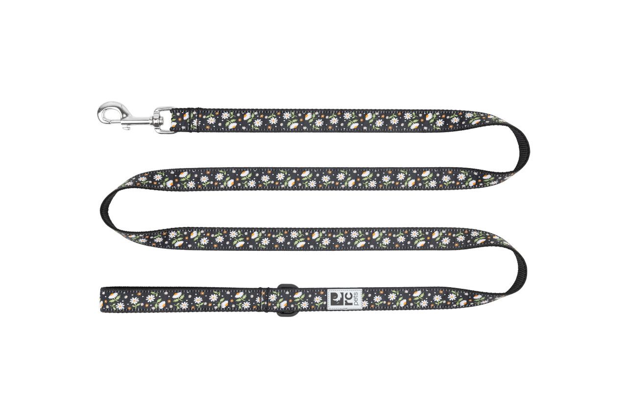 RC Pets Dog Leash Daisies 3/4"x6'