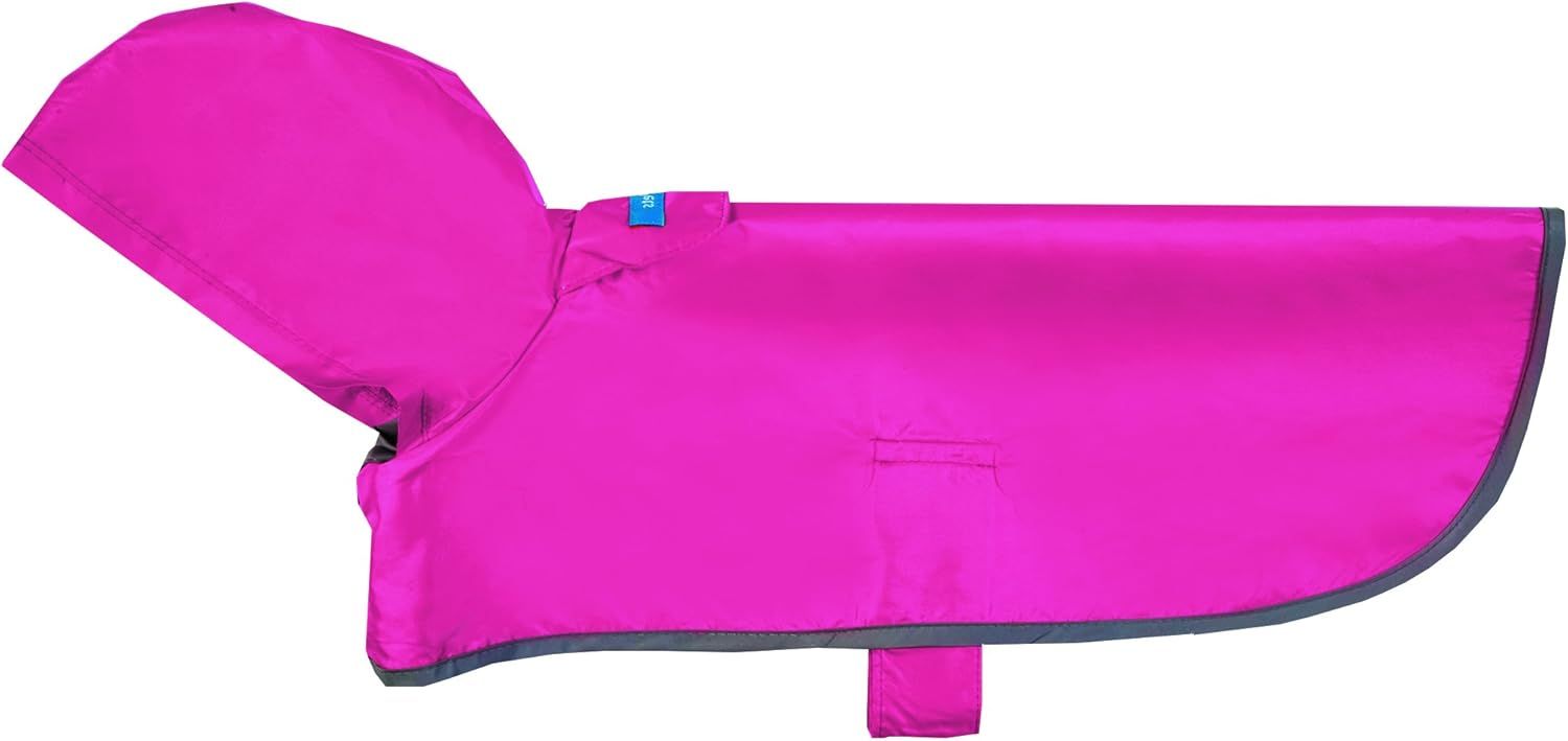 RC Pets Packable Rain Poncho Raspberry X-Small - 11" - Discontinued Colour