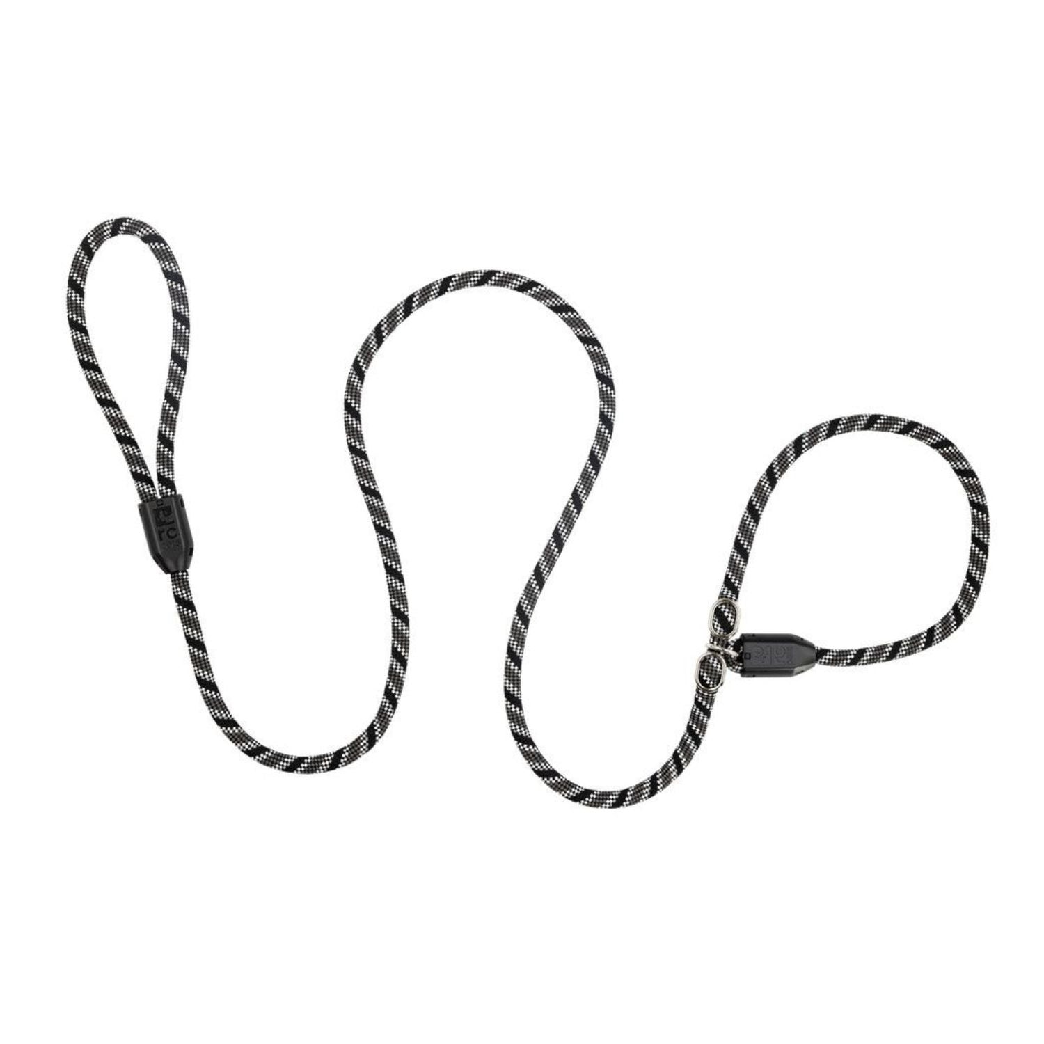 RC Pets Rope Slip Leash Black 1/2"x5'