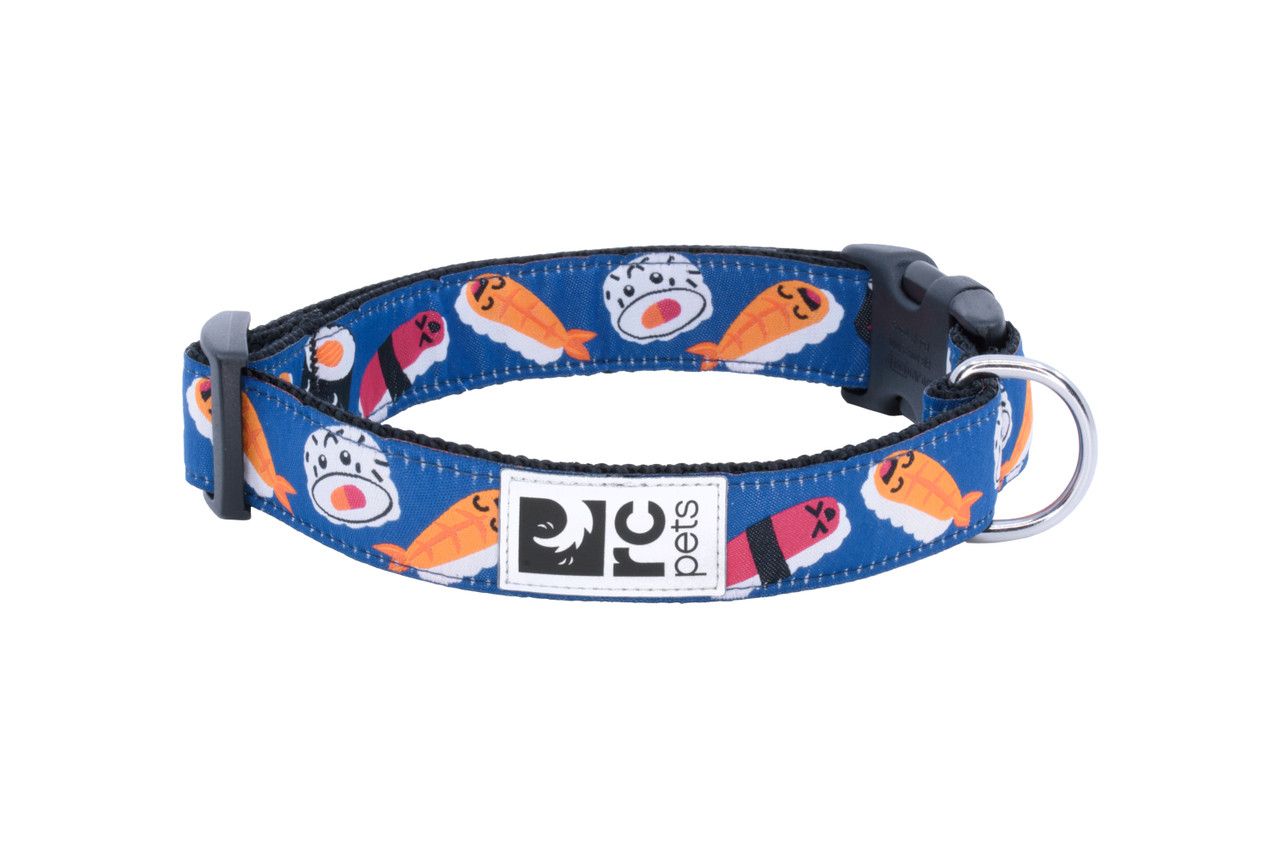 RC Pets Clip Collar Sushi 1'' Wide Medium 12" - 20"