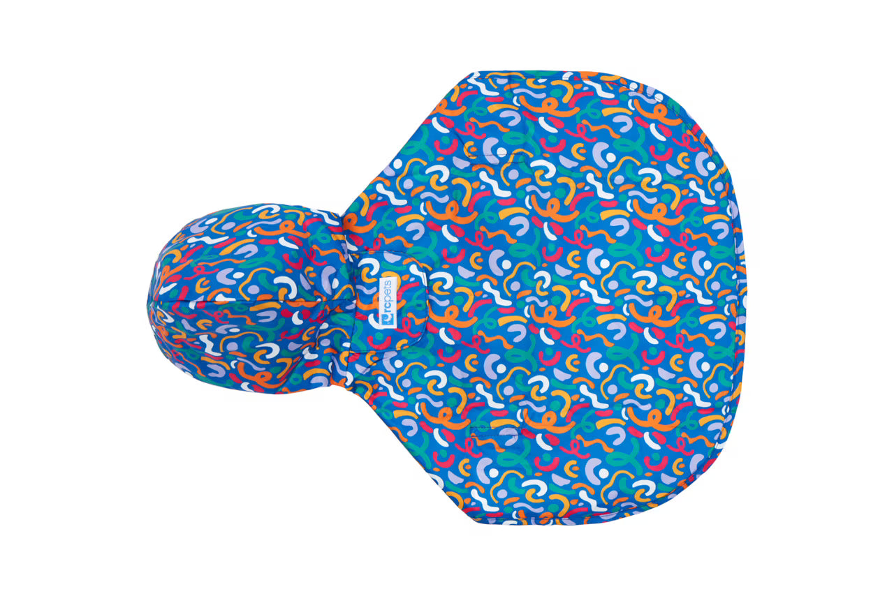 RC Pets Packable Rain Poncho Raindrops Medium - 17"