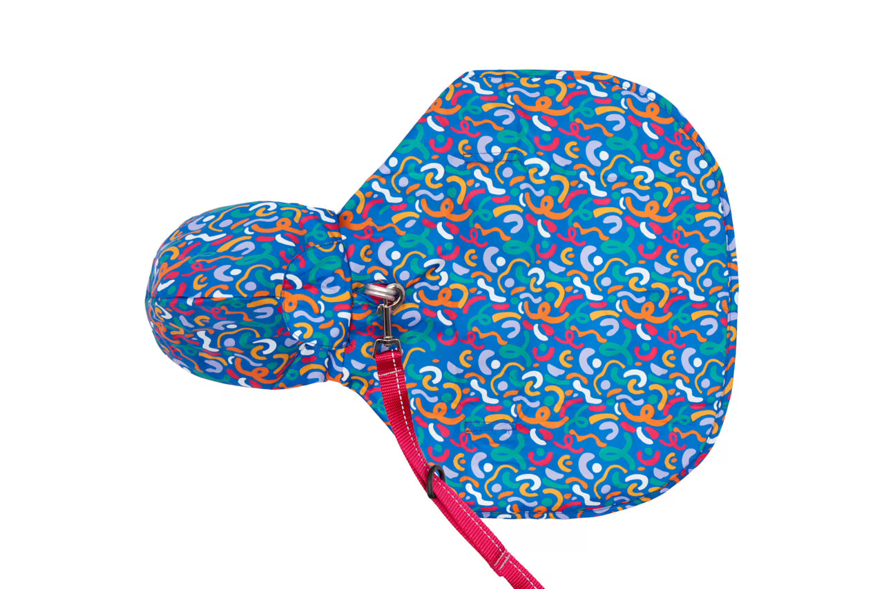 RC Pets Packable Rain Poncho Raindrops Medium - 17"