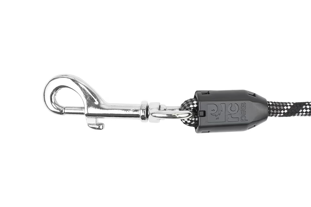 RC Pets Rope Leash Black 1/2"x5'