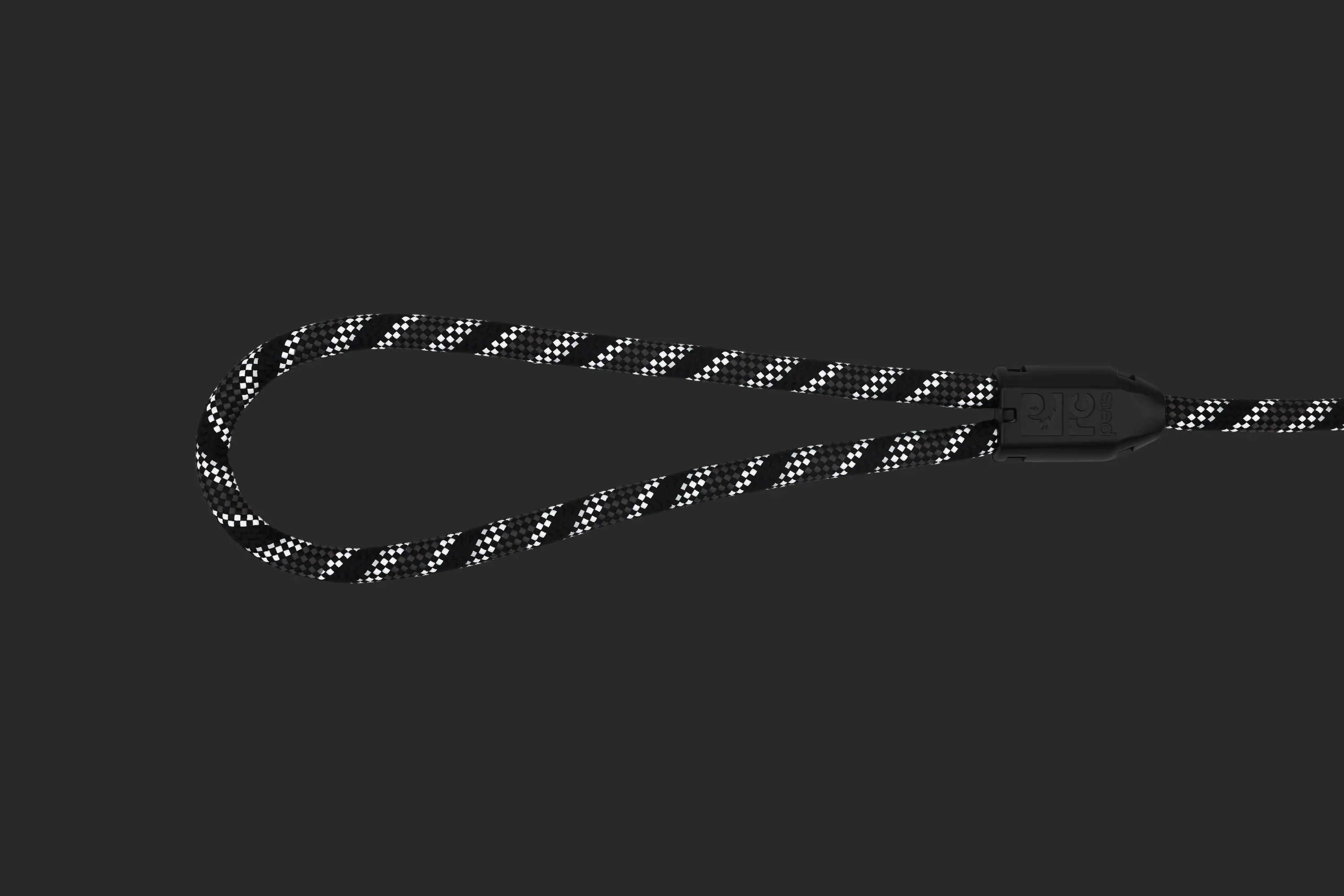 RC Pets Rope Leash Black 1/2"x5'