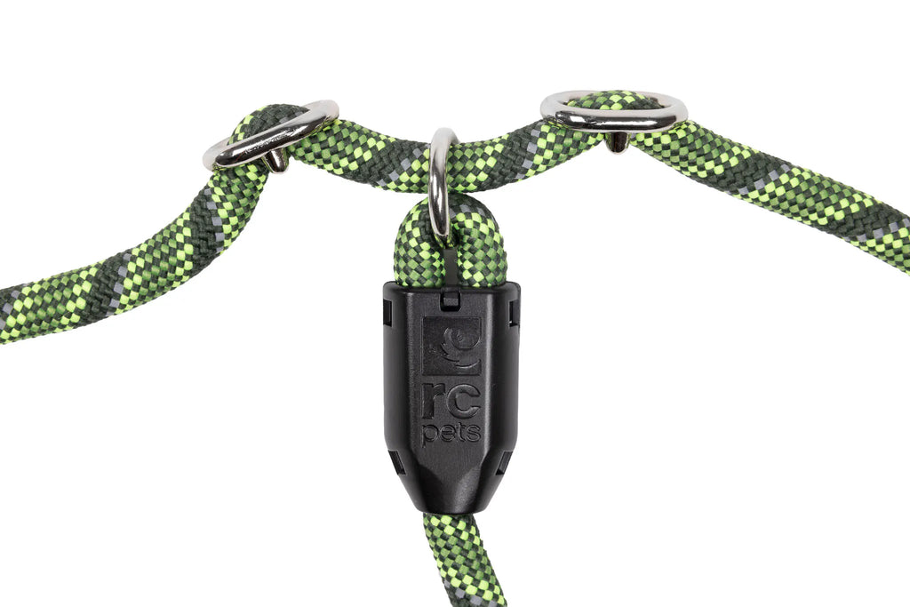 RC Pets Rope Slip Leash Black 1/2"x5'
