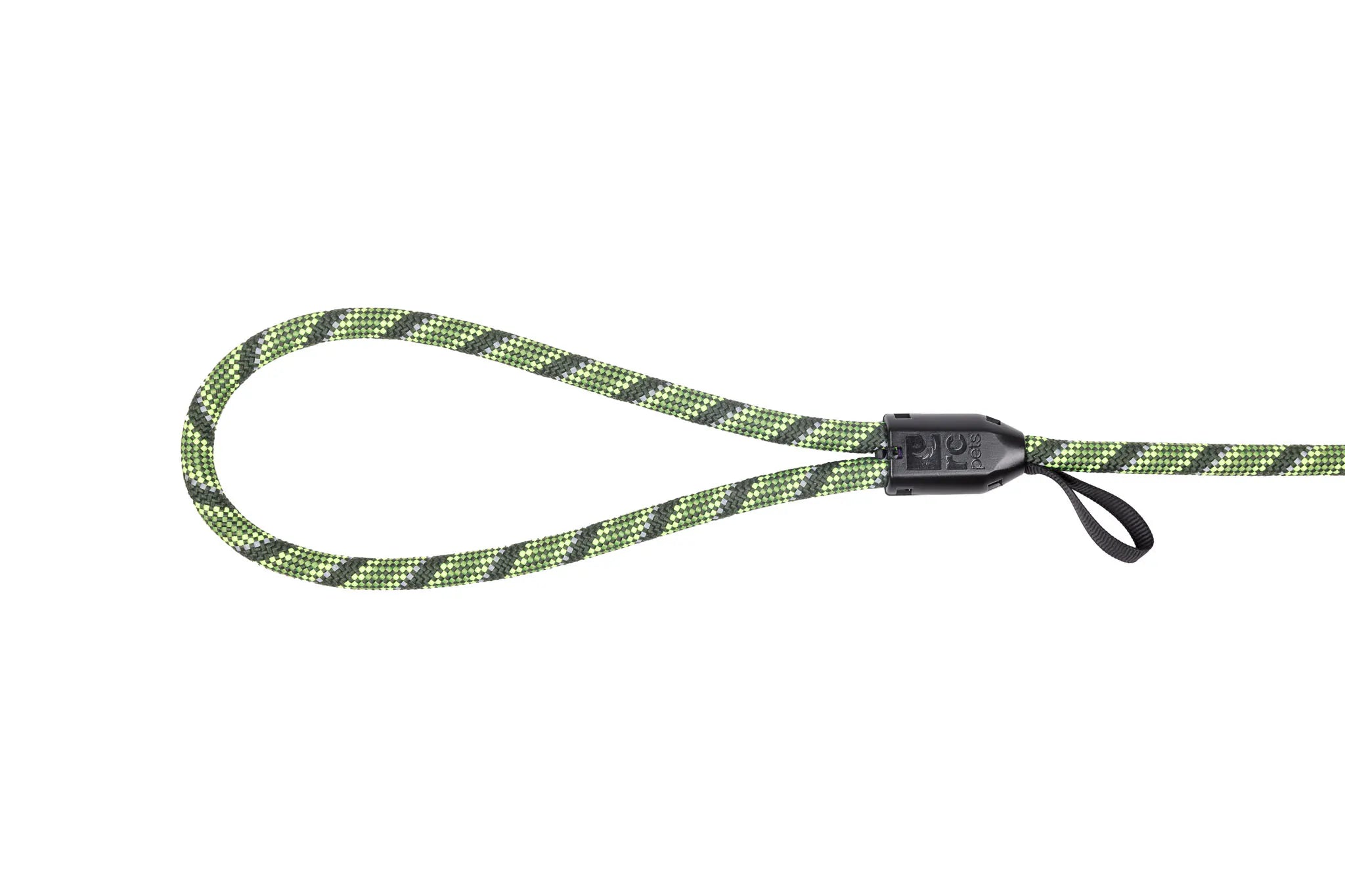 RC Pets Rope Slip Leash Black 1/2"x5'