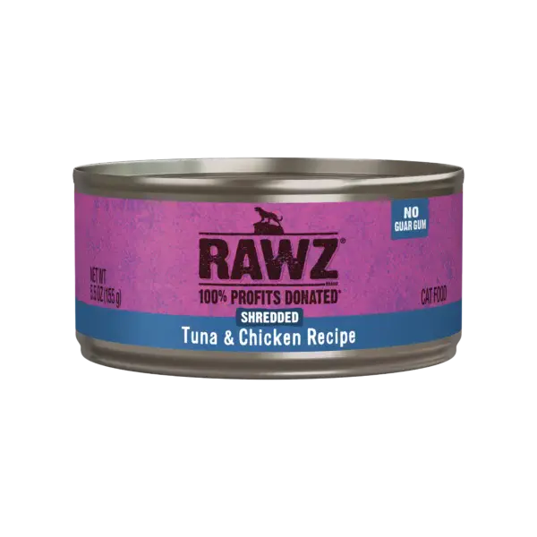 Rawz Cat Tuna & Chicken Shredded 5.5Oz/155G