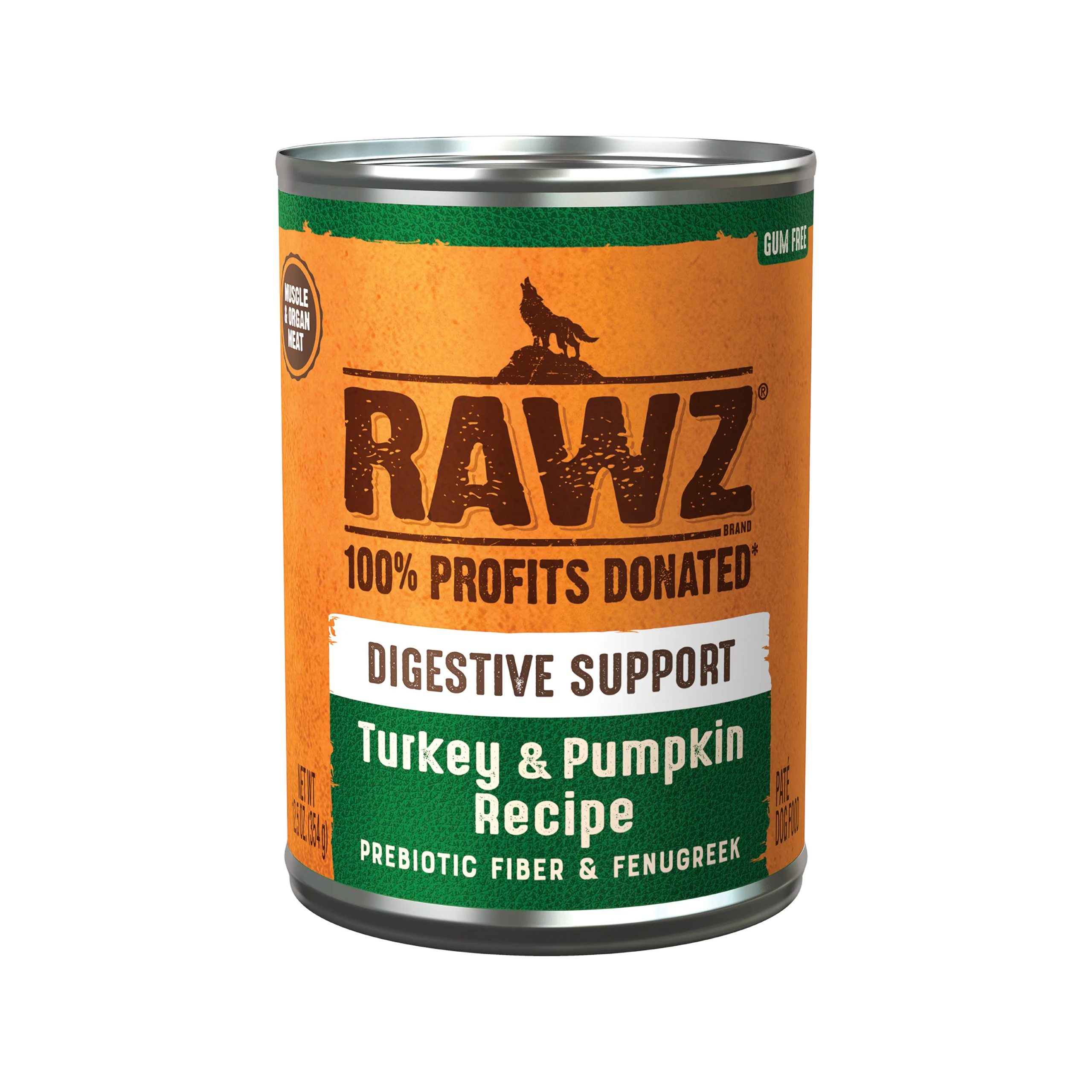 Rawz Dog Digestive Support Turkey & Pumpkin Recipe 12.5Oz/354G