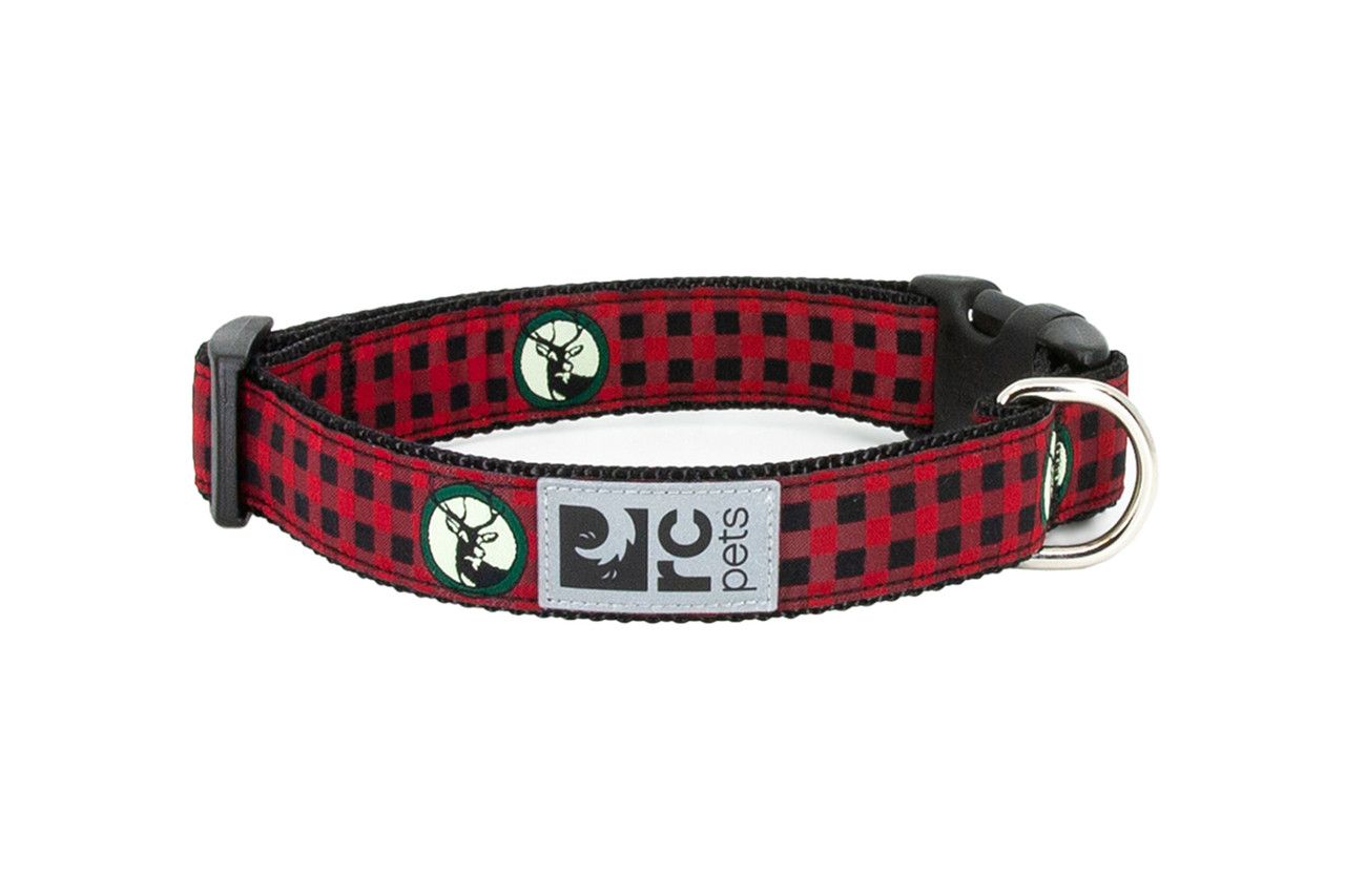 Rc Pets Clip Collar Urban Woodsman 1" Wide Large 15"-25"