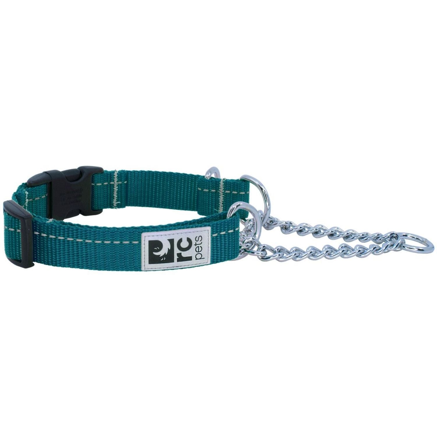 Rc Pets Primary Training Clip Collar Dark Teal 1" Wide Medium 14"-19"