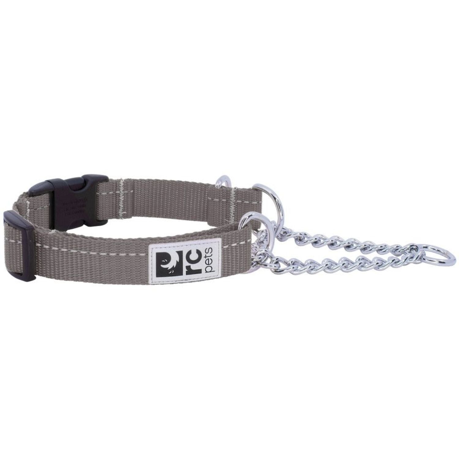 Rc Pets Primary Training Clip Collar Grey 5/8" Wide X-Small