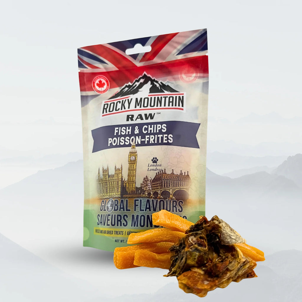 Rocky Mountain Global Flaours Fish & Chips Cod & Sweet Potato 80g