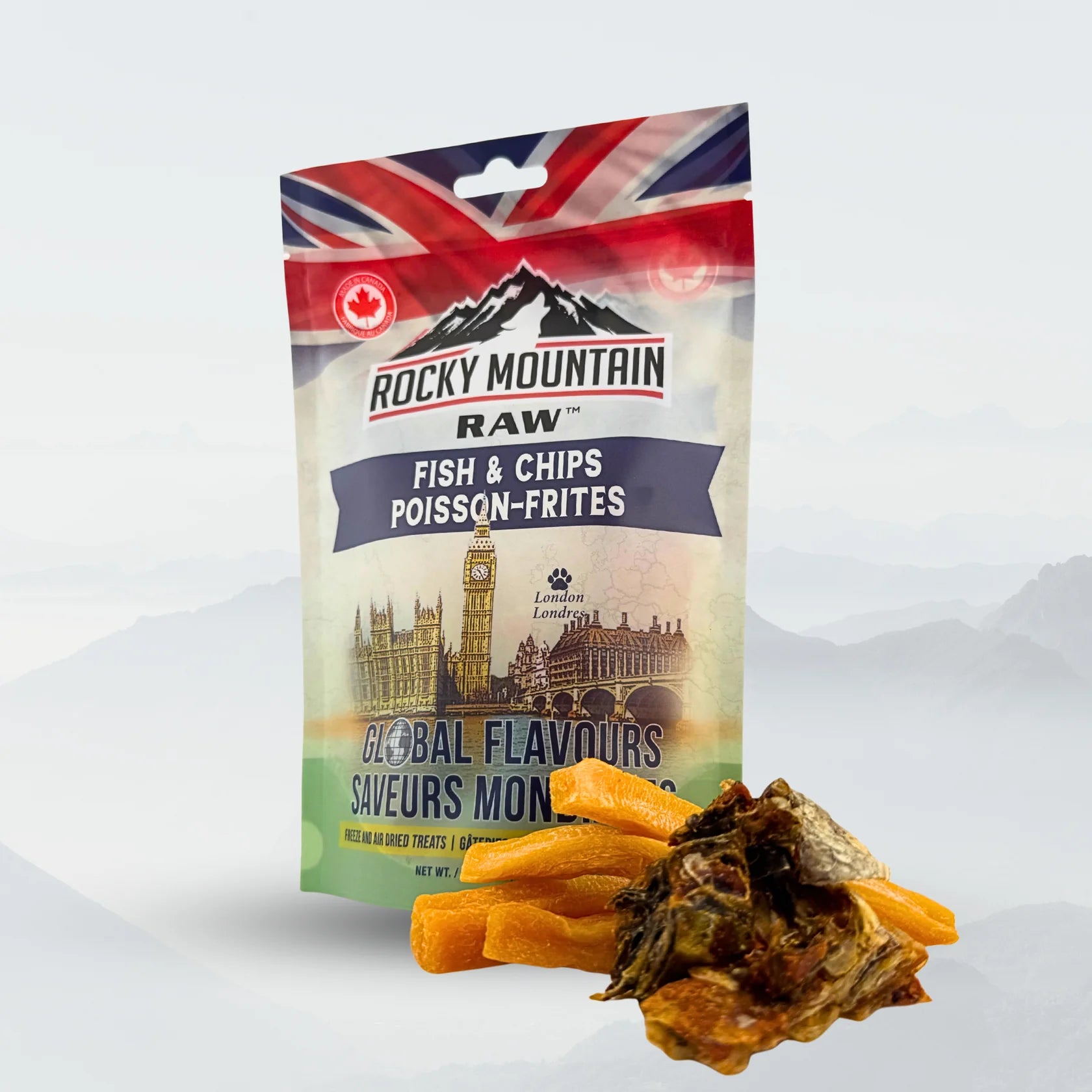 Rocky Mountain Global Flaours Fish & Chips Cod & Sweet Potato 80g