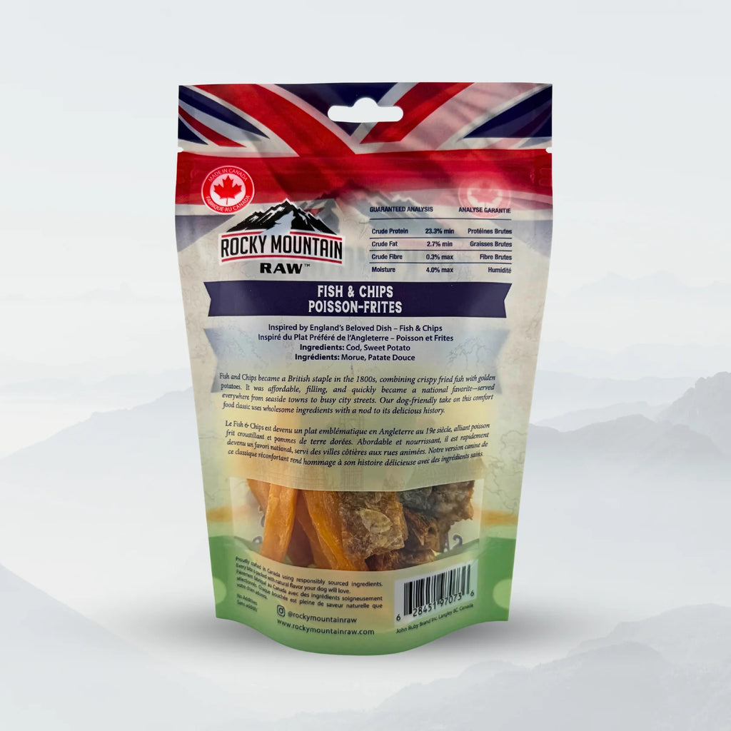 Rocky Mountain Global Flaours Fish & Chips Cod & Sweet Potato 80g