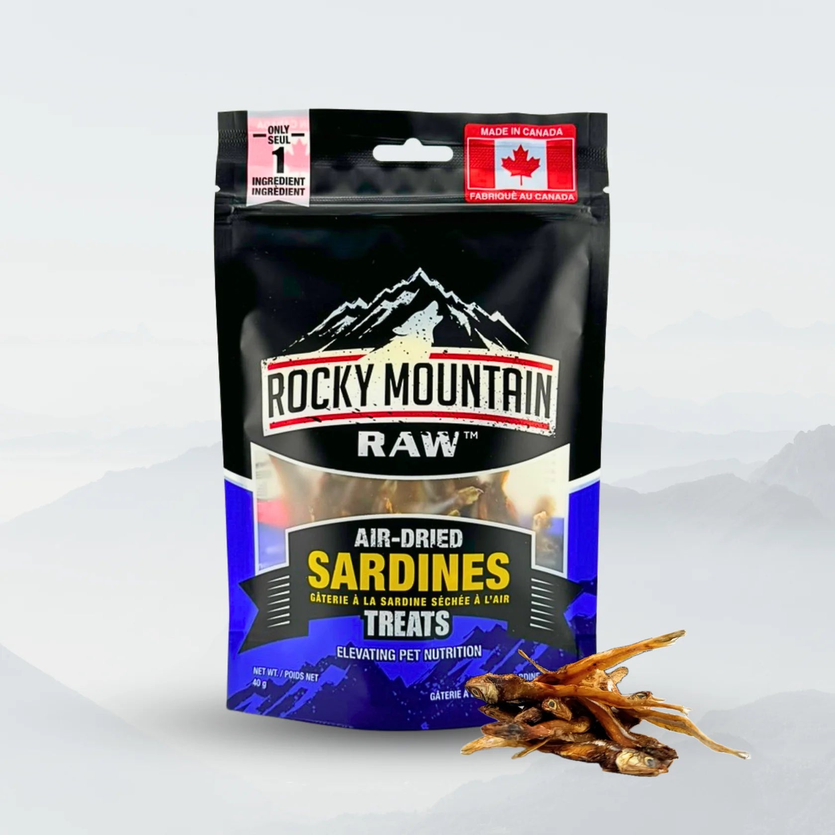 Rocky Mountain Raw Air Dried Sardines 40g